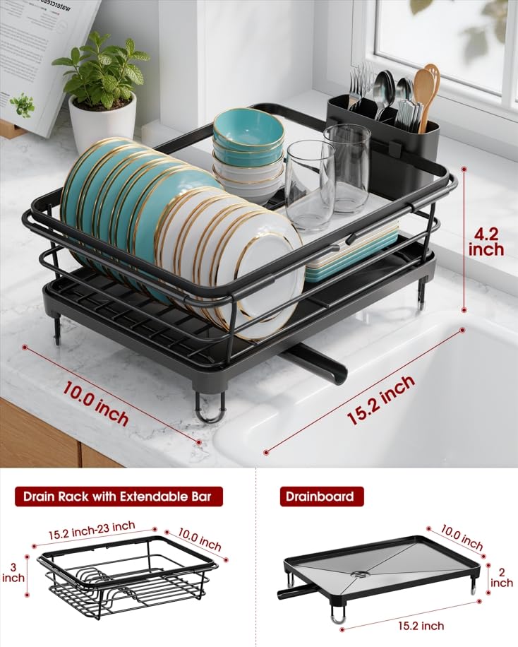 Dish Drying Rack in Sink