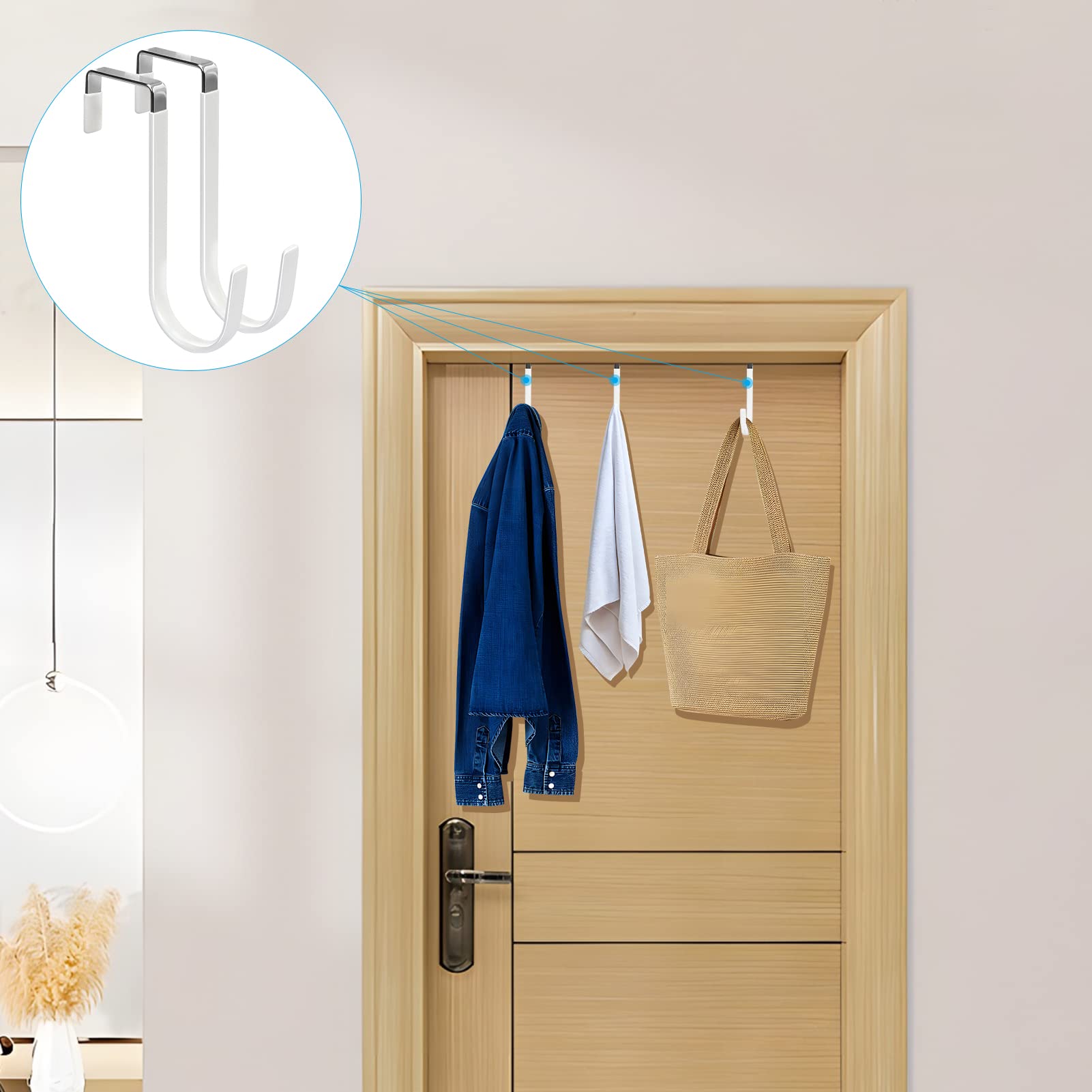 Over the Door Hooks (8 Count)