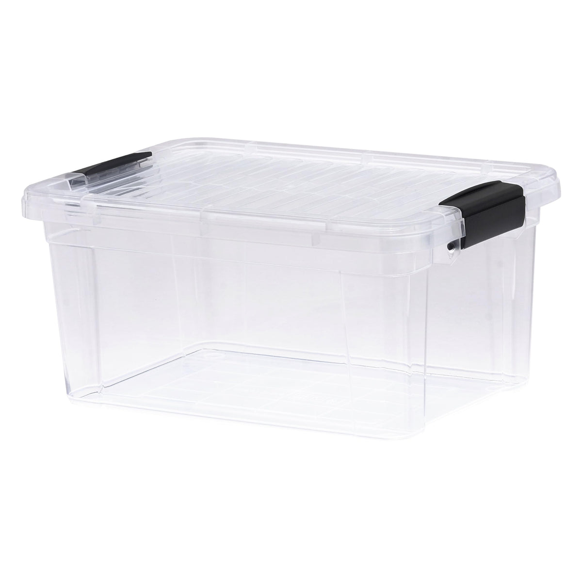 6.6 Quart Clear Plastic Storage Boxes with Lids