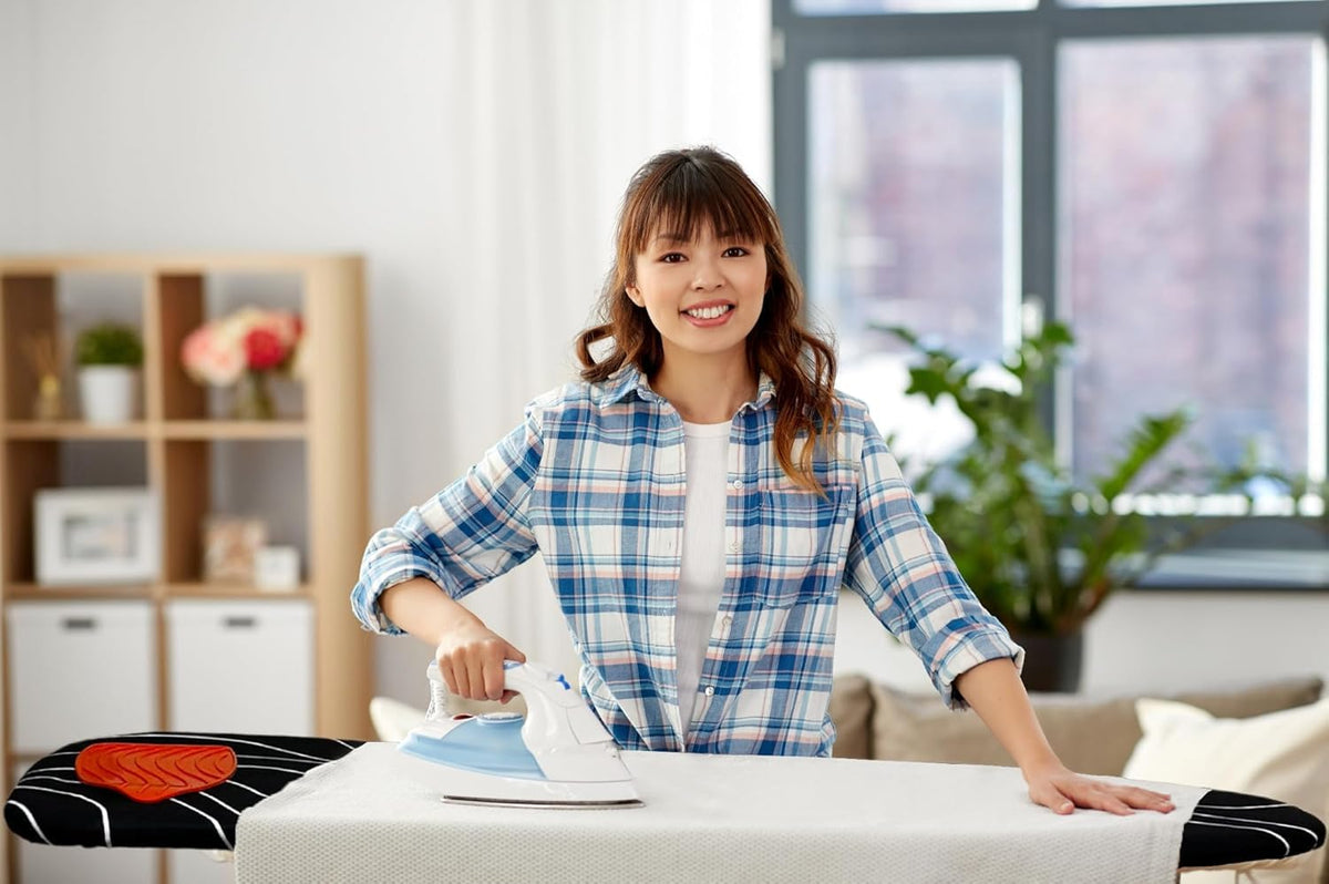 Ironing Board Compact Space Saver with Extra Thick 4 Layers Heat Resistant Cover