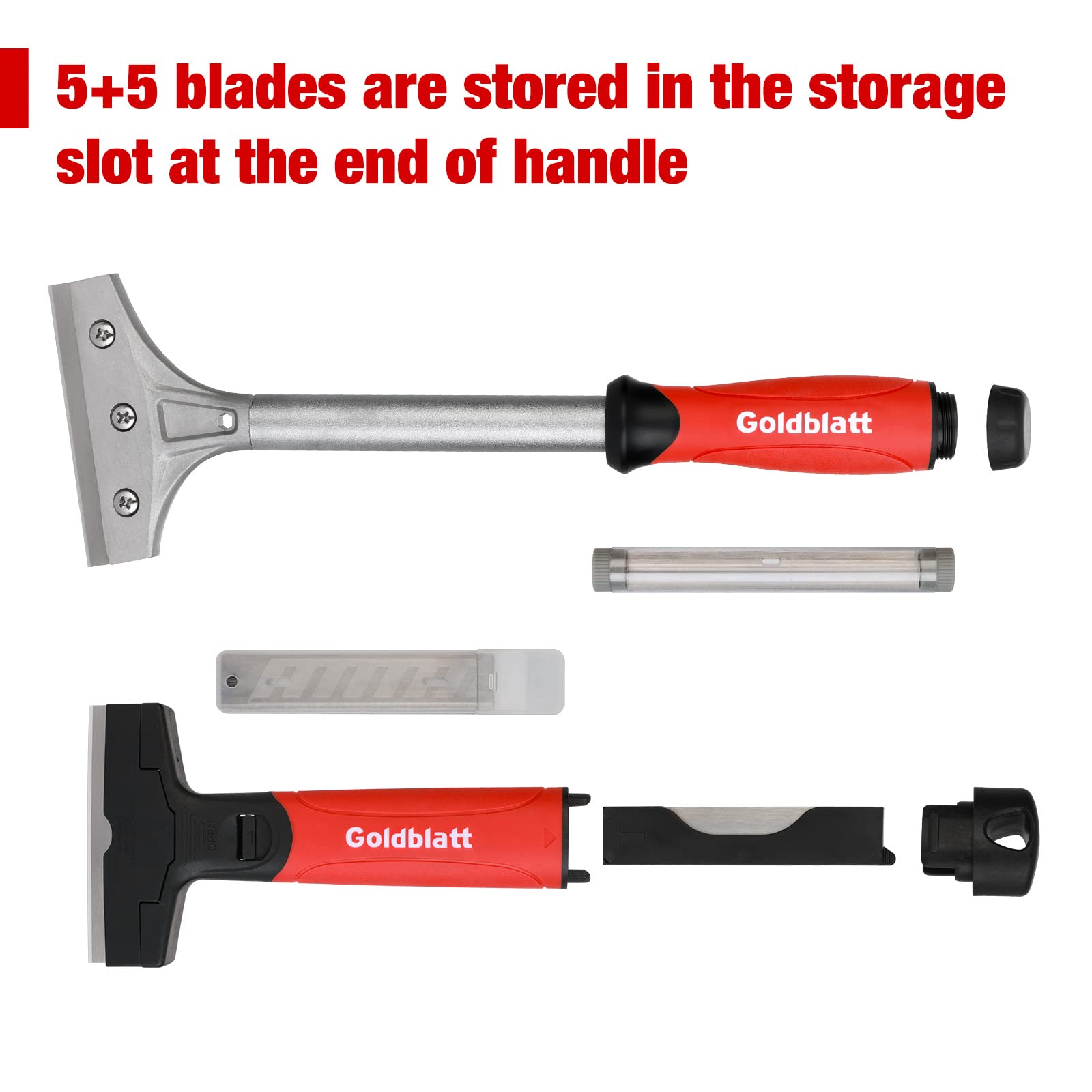 2 Pieces Glass Scraper Set with 20pcs Blades