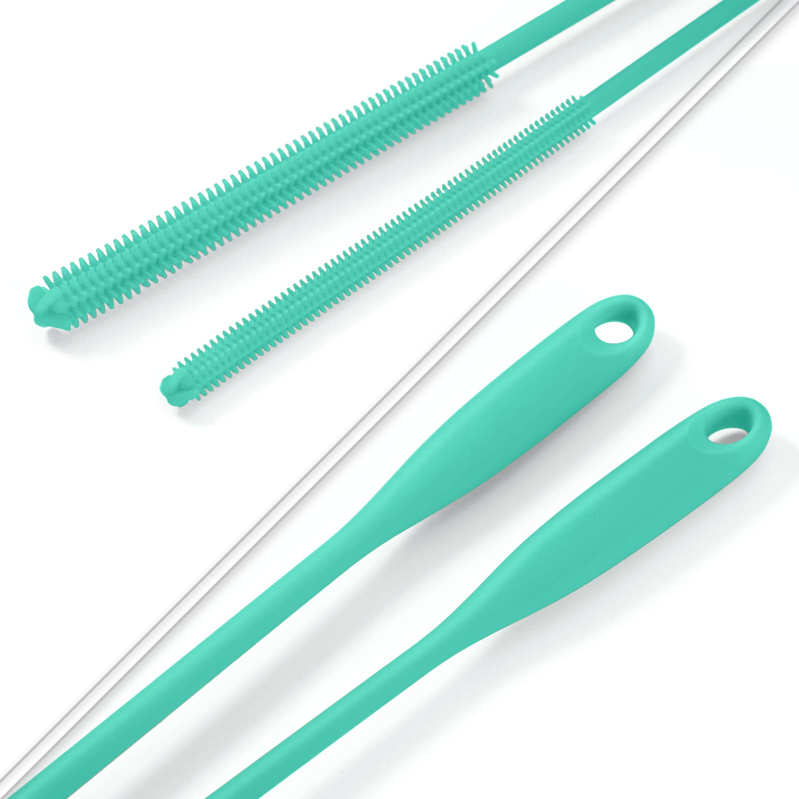 Silicone Straw Brush 4 Pack (4 Count)