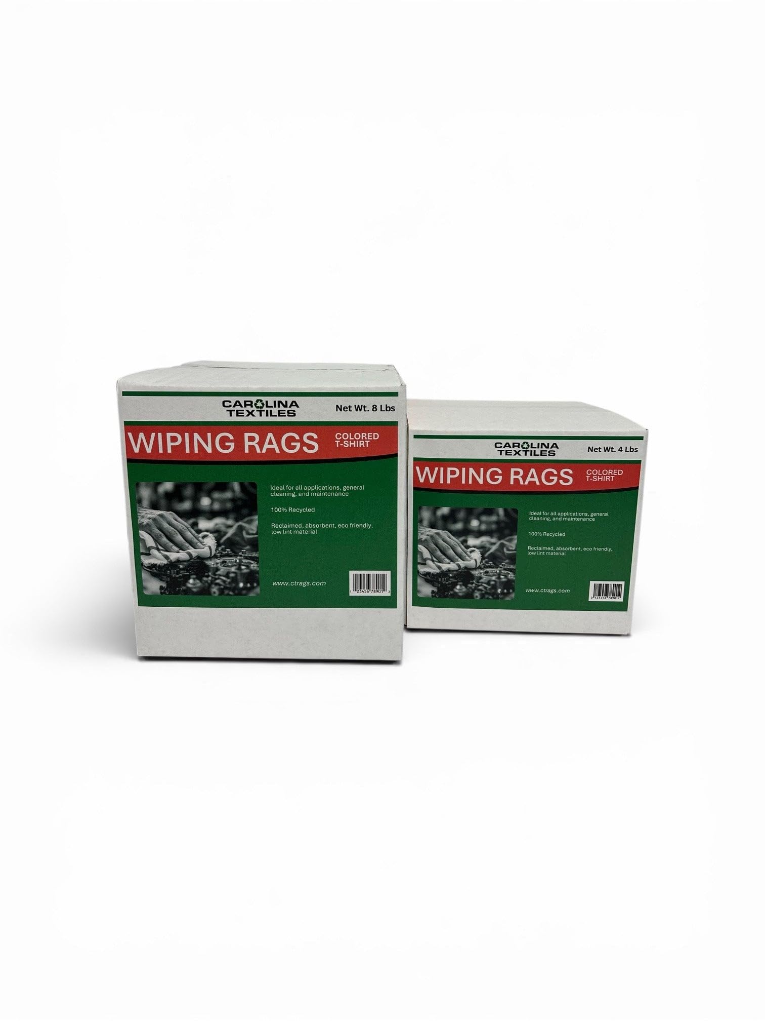 4 Lb Box Color Knit Shop Rags (28 Count)