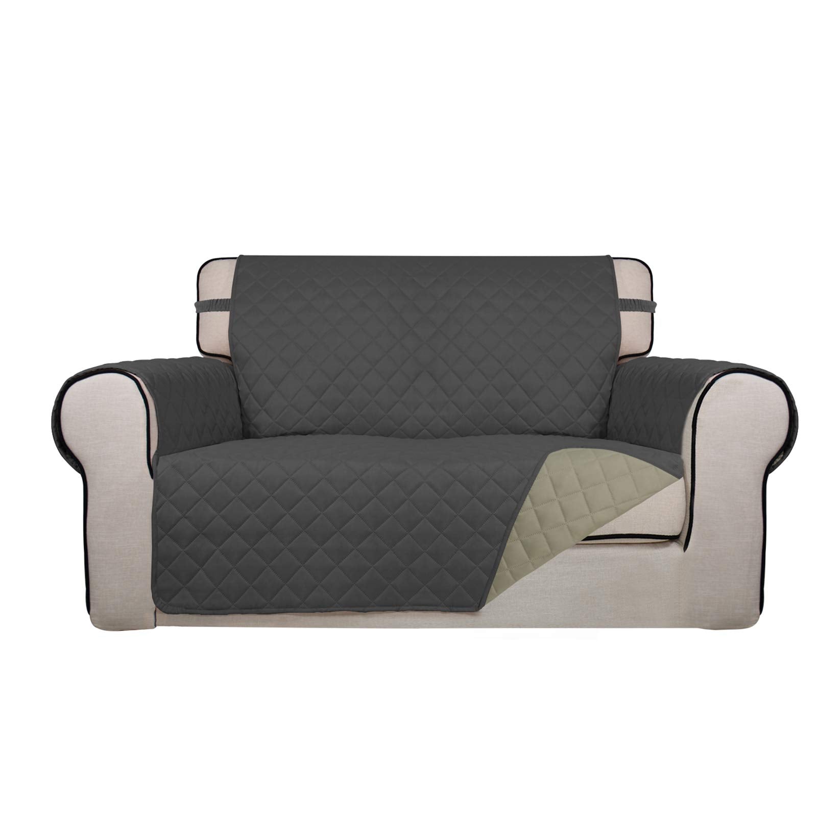 Reversible Quilted Couch Covers for Dogs Loveseat Sofa Cover 46.5”