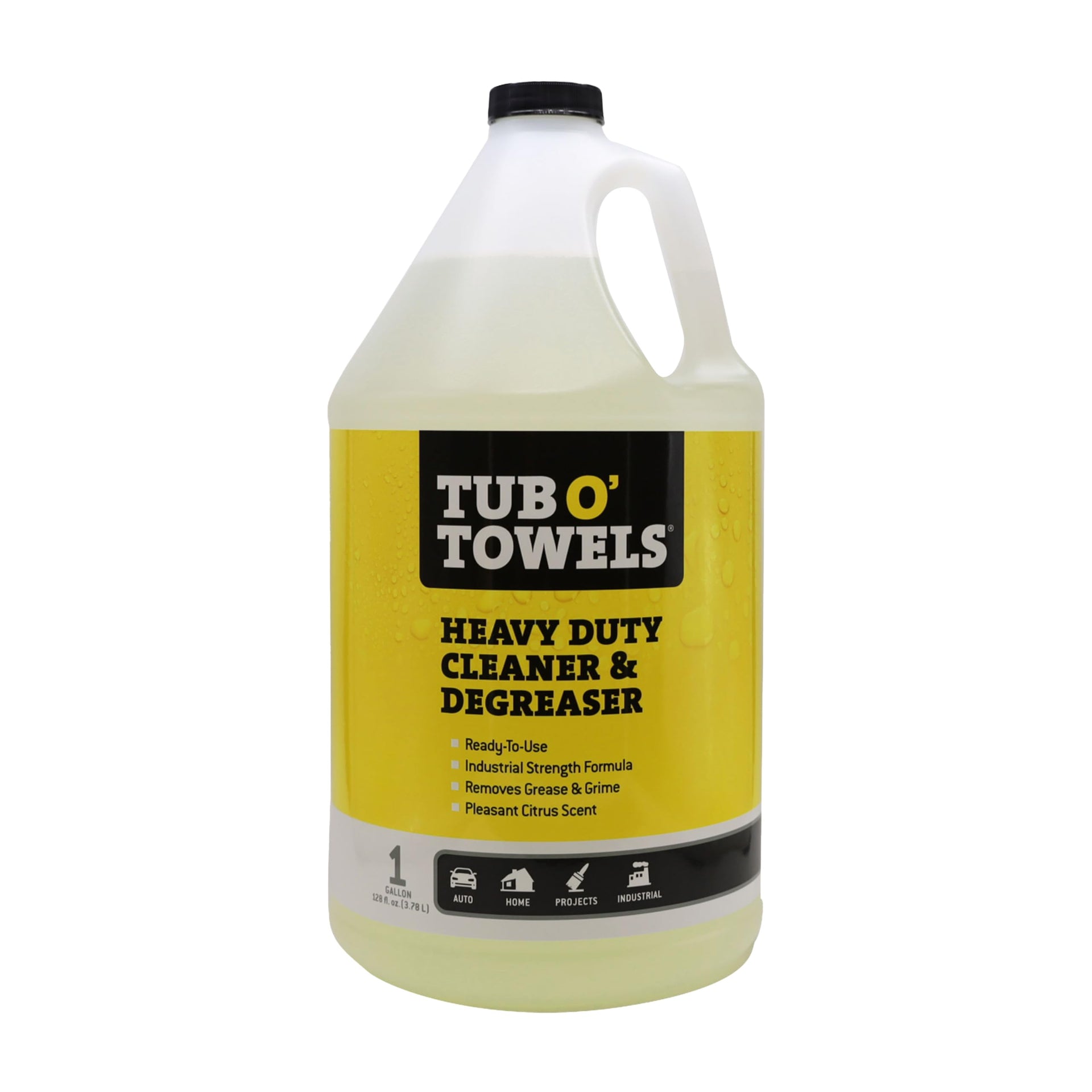Heavy Duty Cleaner and Degreaser Spray Helps in Removing Oil Tar Paint Dirt Caulk Grease Grime Gunk Epoxies (128 Fl Oz)