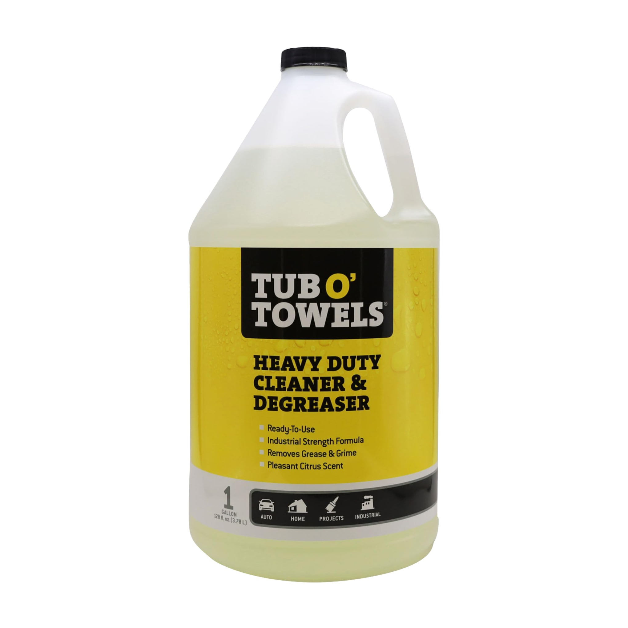 Heavy Duty Cleaner and Degreaser Spray Helps in Removing Oil Tar Paint Dirt Caulk Grease Grime Gunk Epoxies (128 Fl Oz)