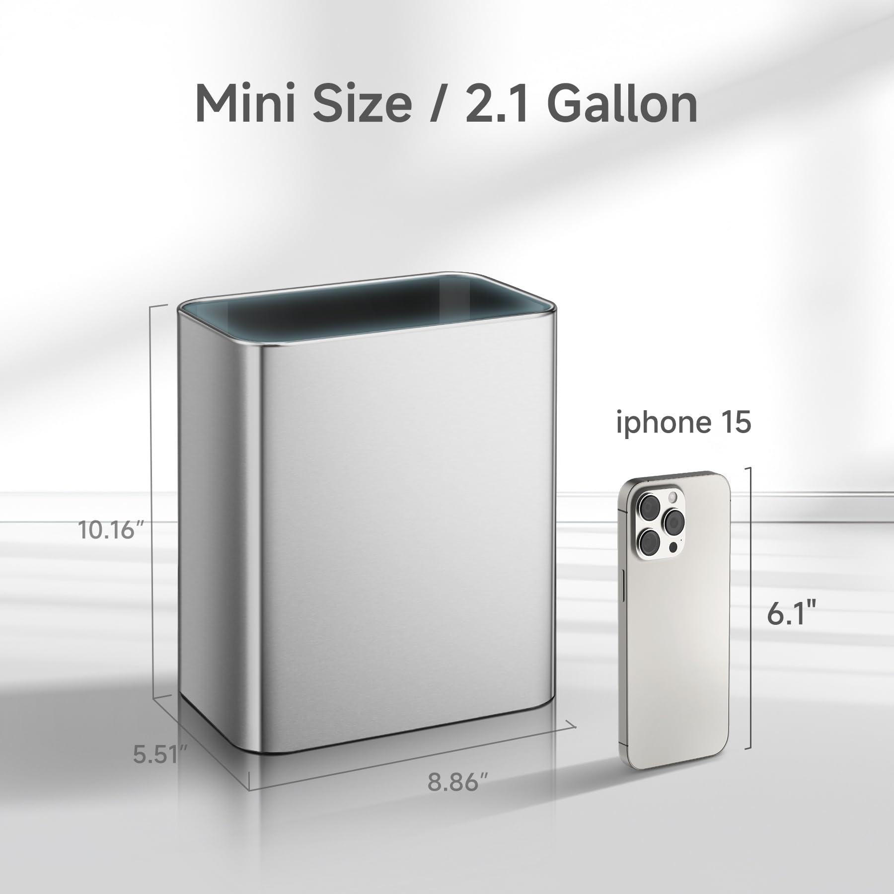 Small Bathroom Trash Can