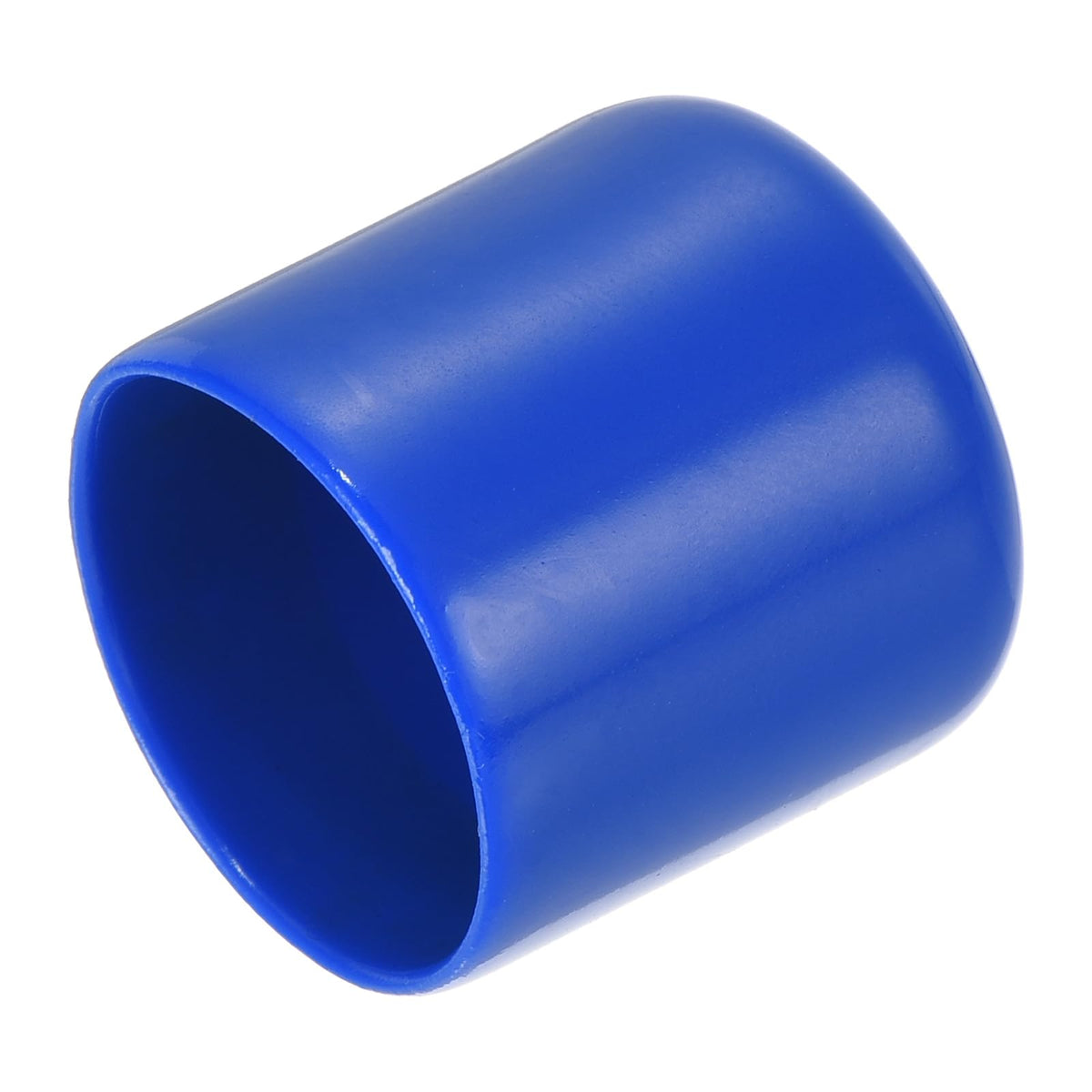 20pcs Rubber End Caps 25mm ID Vinyl Round Tube Bolt Cap Cover Screw Thread Protectors Blue