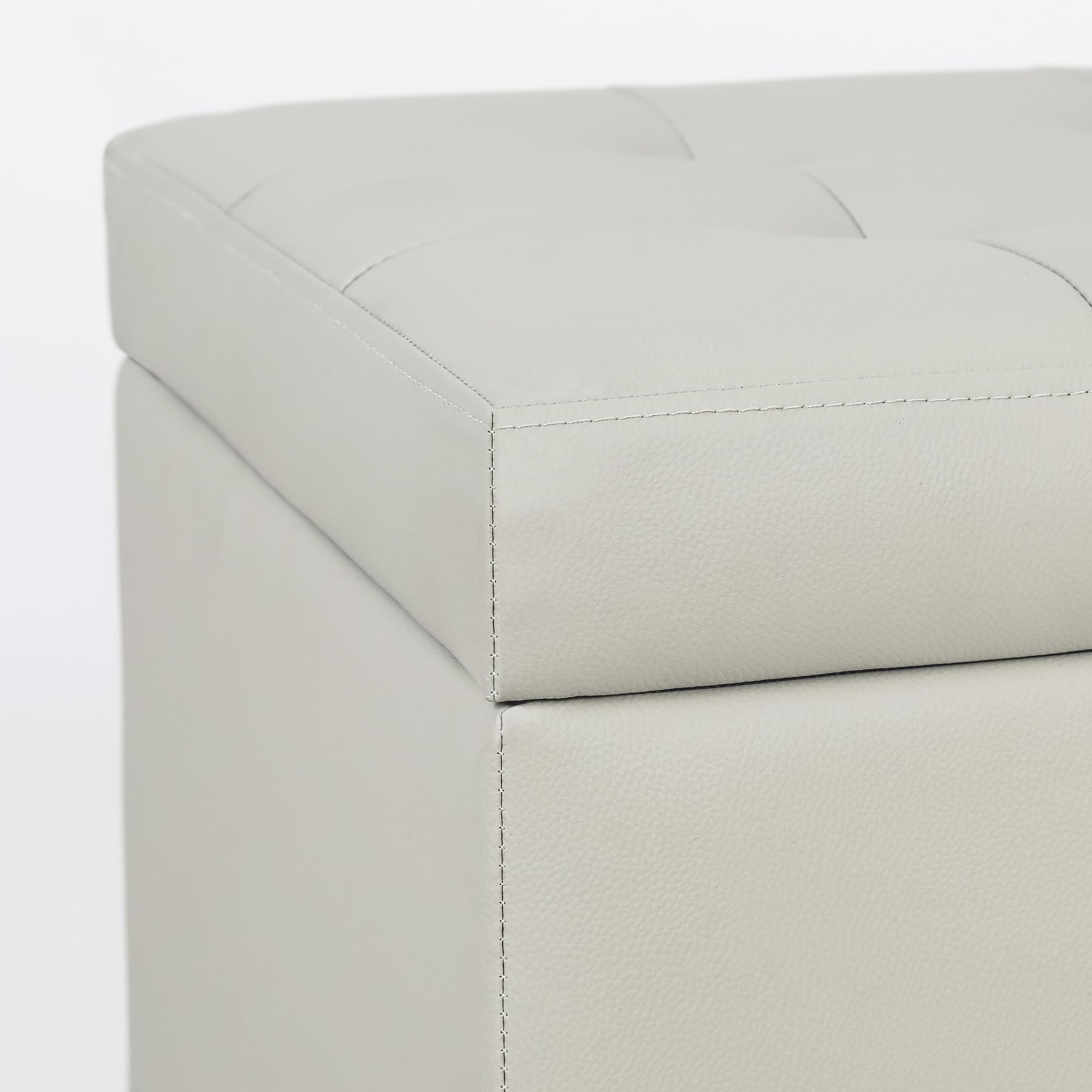 18" Square Storage Ottoman