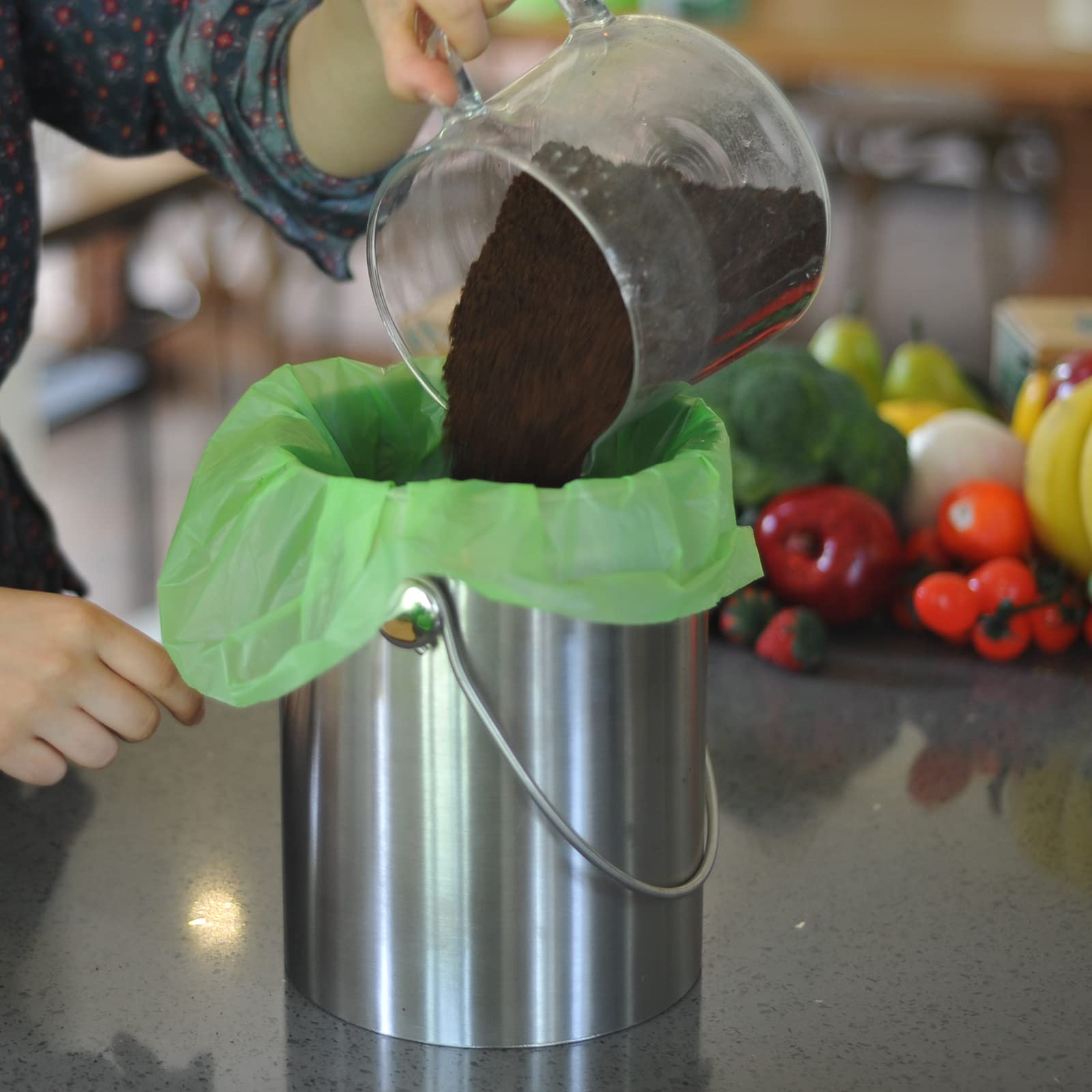2.6 Gallon Compostable Trash Bags (100 Count)