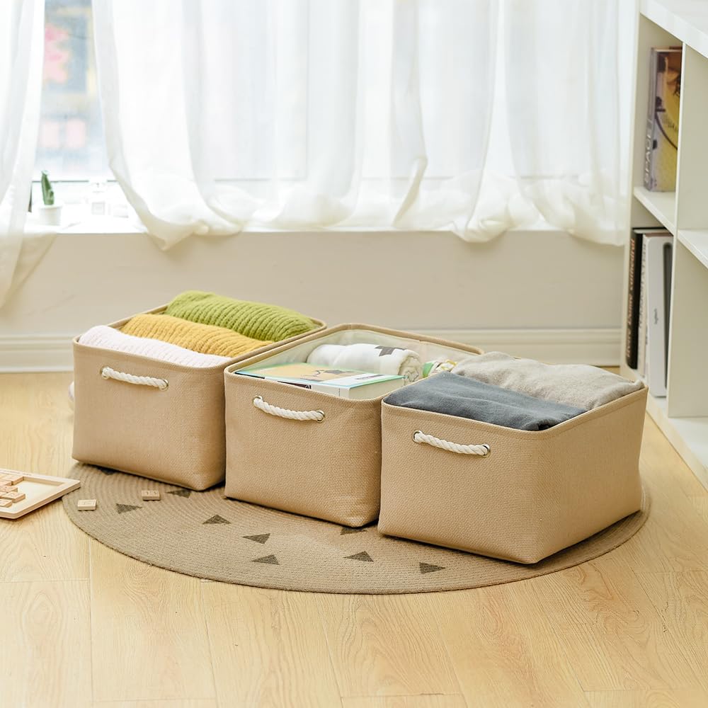 Organization and Storage Bin for Shelves (3 Count)