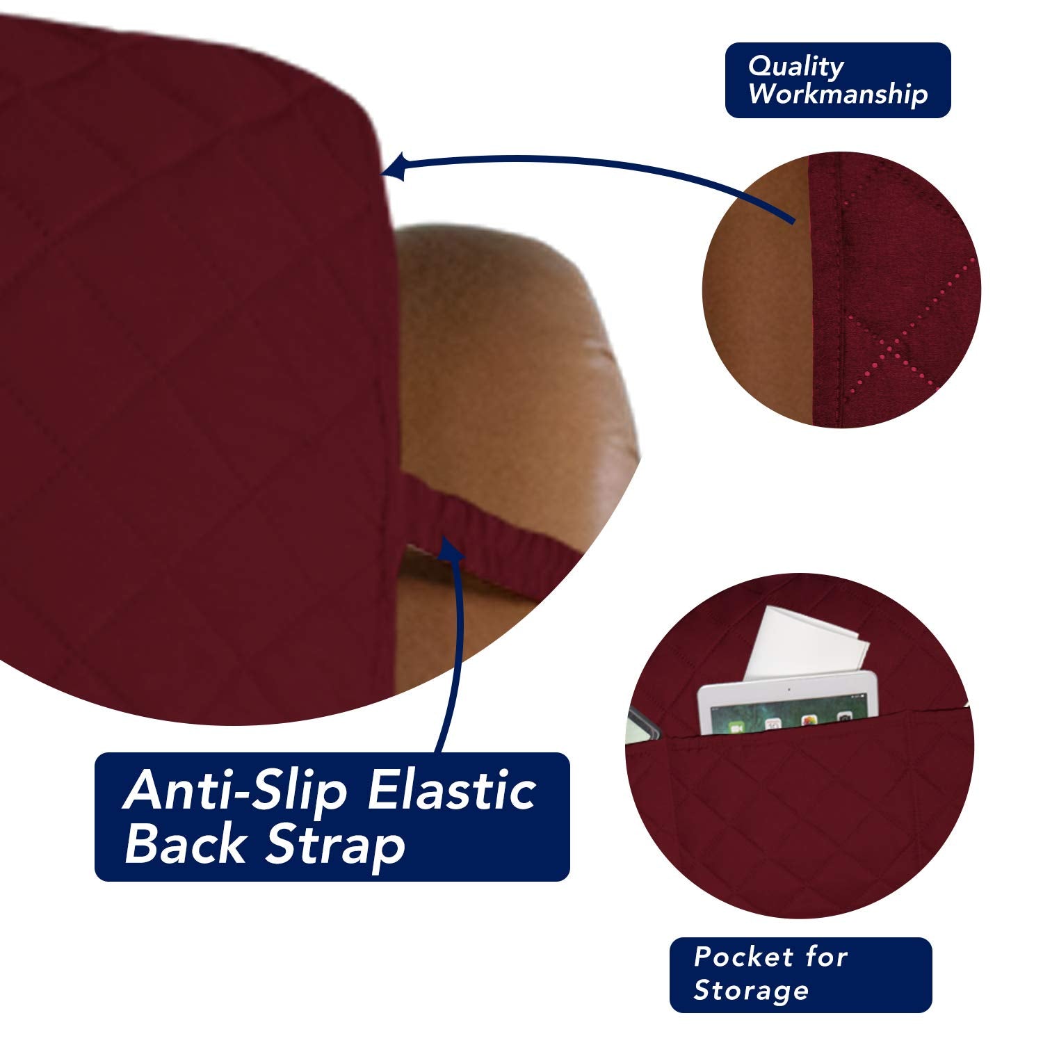 Reversible Recliner Chair Covers Couch Covers for Dogs