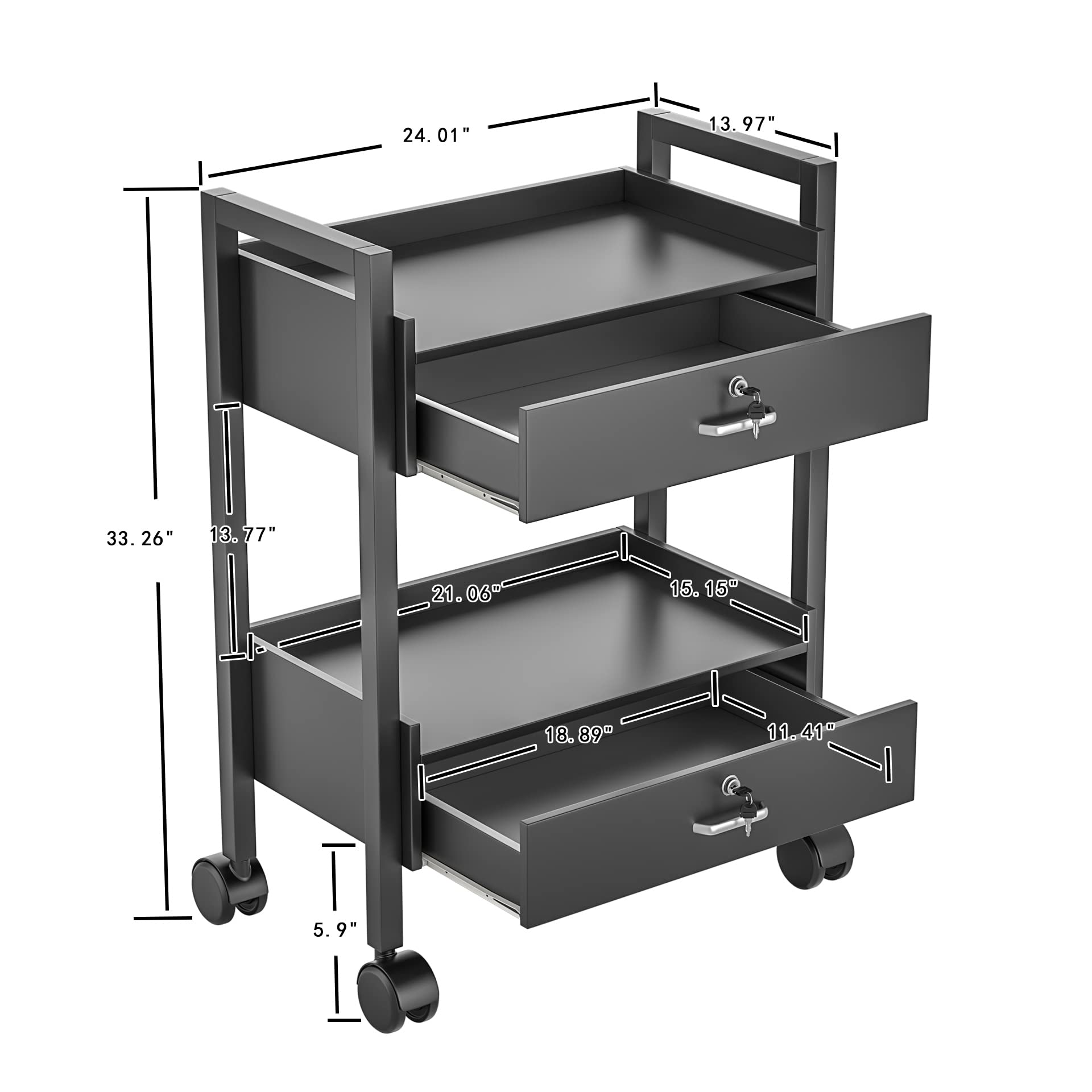 Salon Trolley Cart