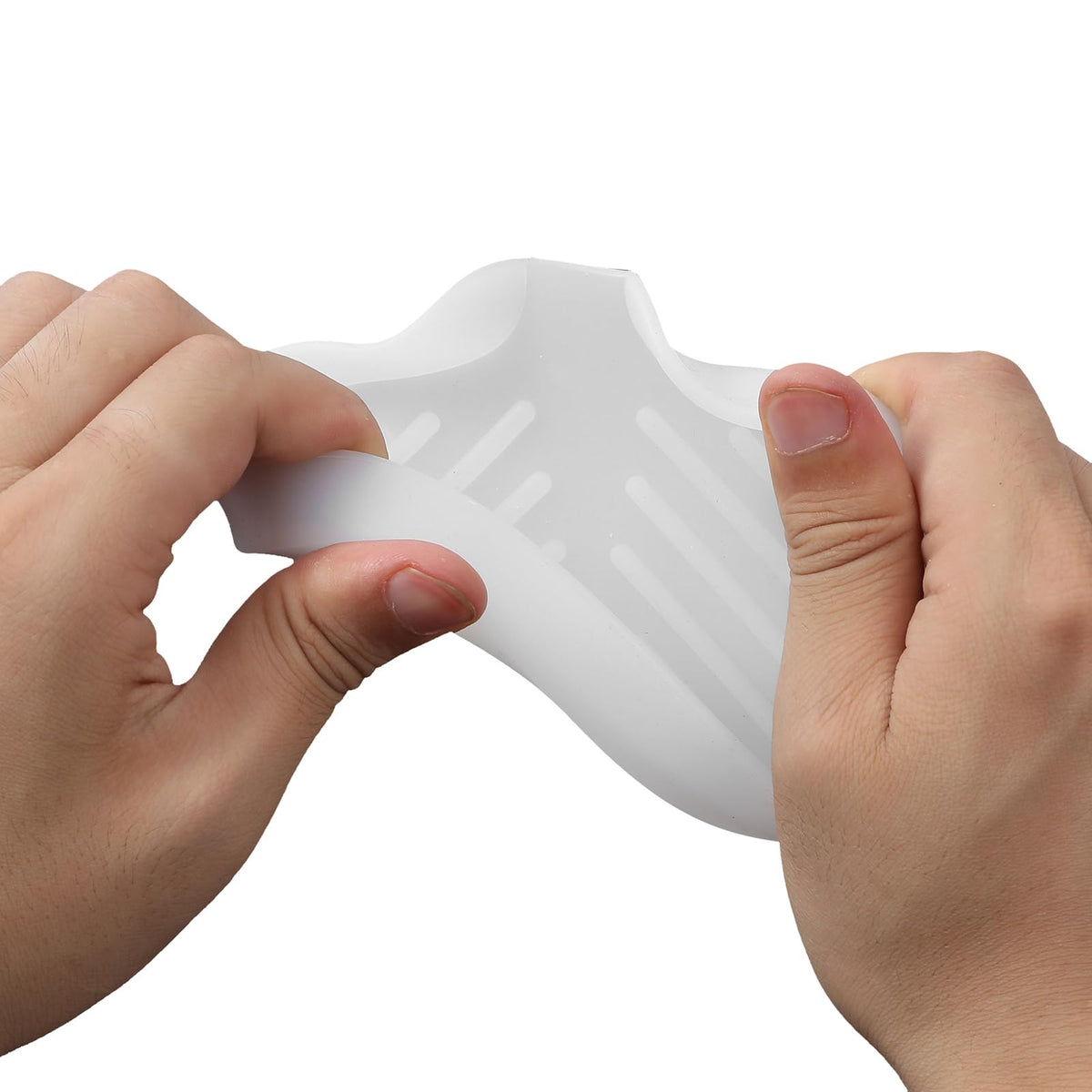Silicone Soap Dish with Drain Spout