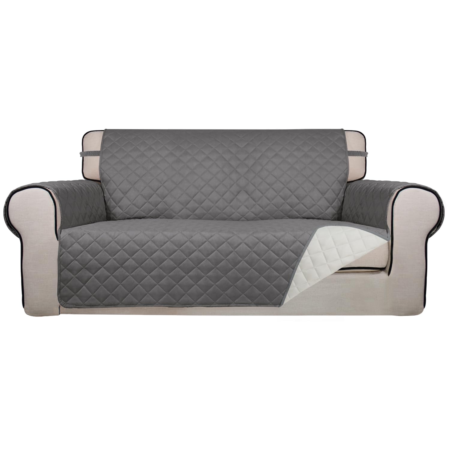 Reversible Quilted Couch Covers for Dogs Loveseat Sofa Cover 54"