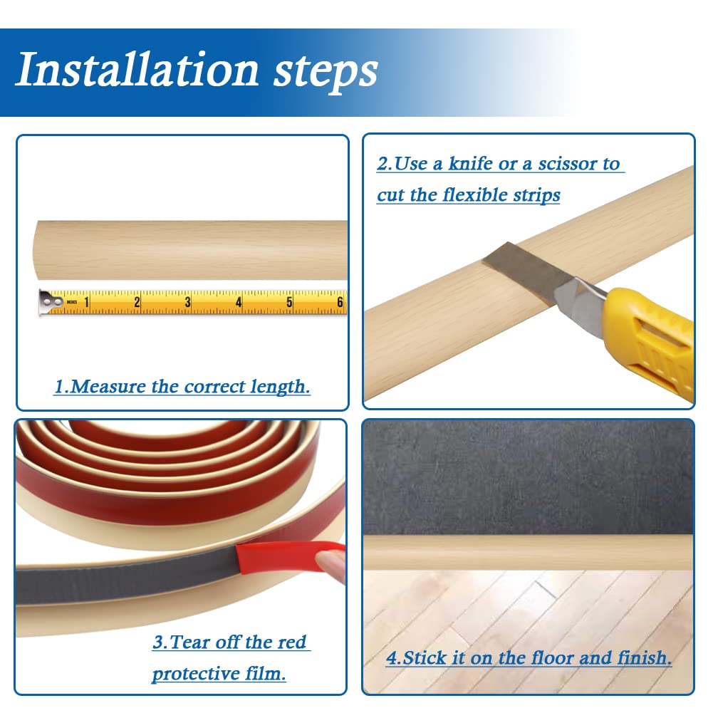 Carpet Transition Strip Self Adhesive Floor Transition Strip