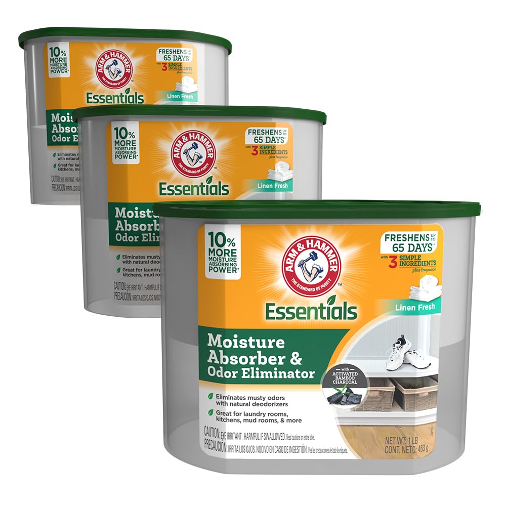 Essentials Disposable Moisture Absorber and Odor Eliminator Tub (48 Ounce)