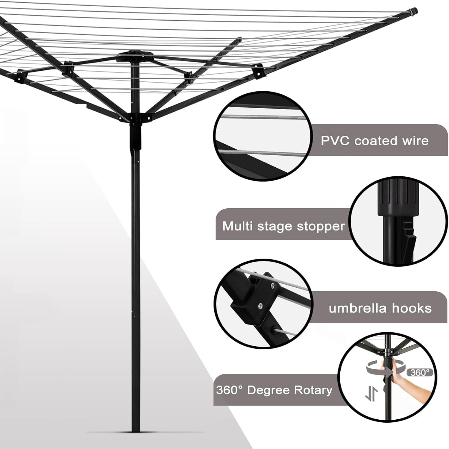 Umbrella Clothesline Outdoor