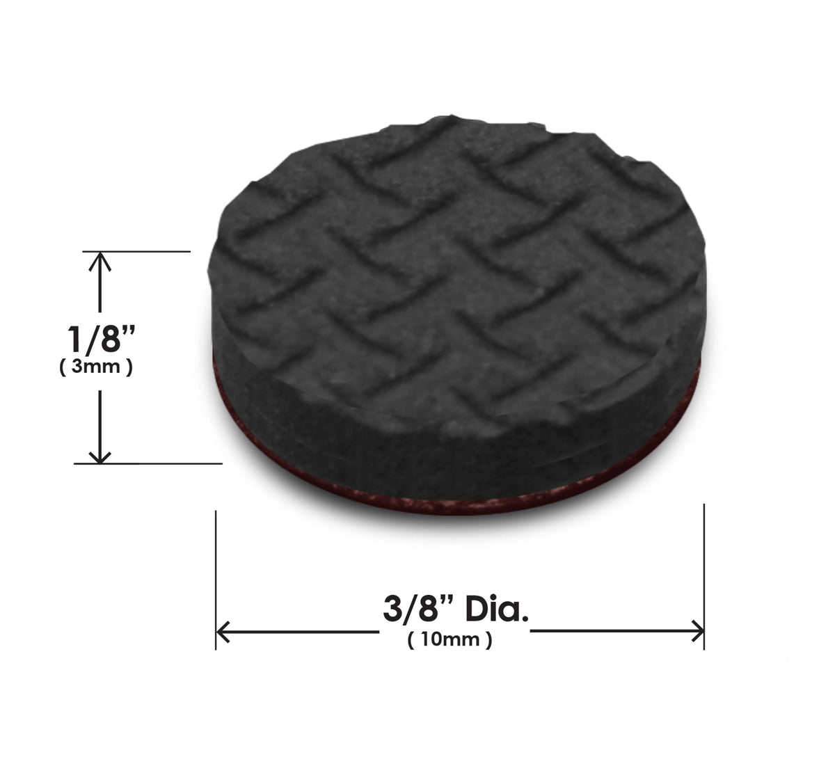 GorillaBumperPads Premium Cabinet Door Bumpers 3 (64 Count)