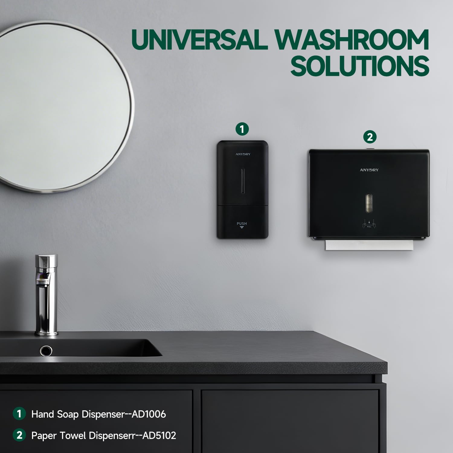 200 Sheet Paper Towel Dispenser Wall Mount (200 Count)