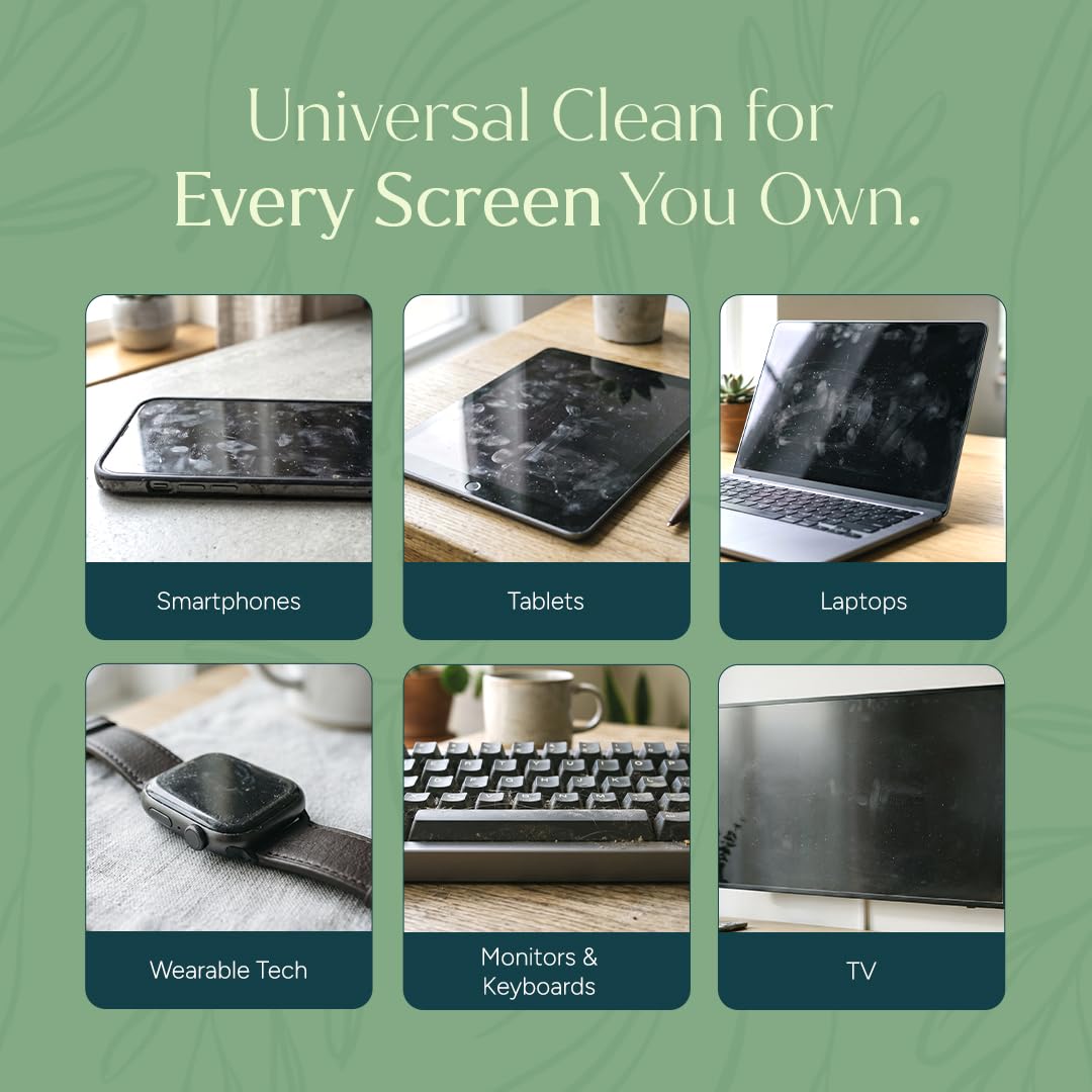 Screen Cleaner with Microfiber Cloth (4 Fl Oz)