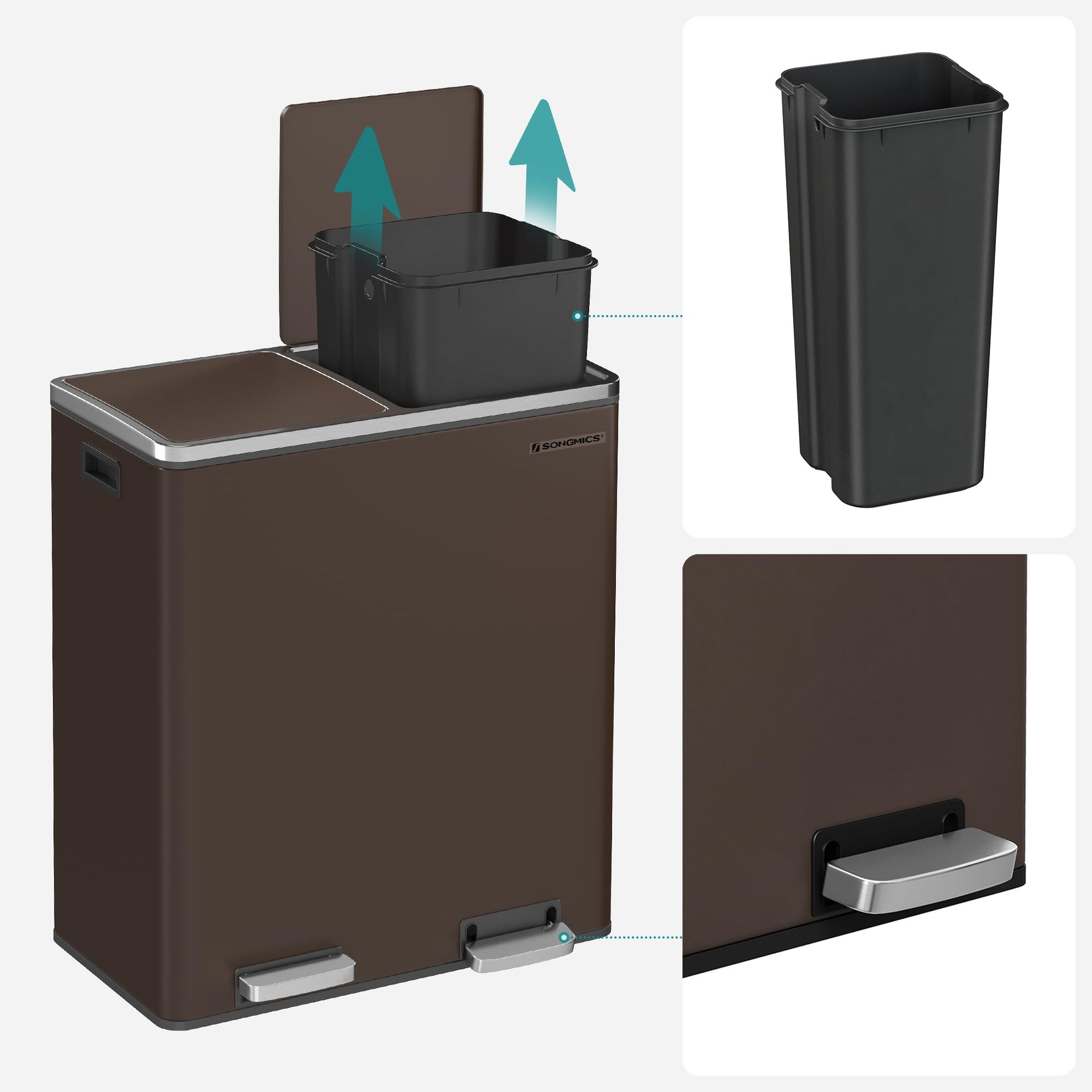 Trash Can 2 x 8 Gallon