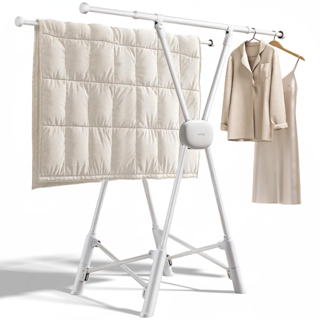 Clothes Drying Rack Heavy Duty Clothing Racks Foldable Laundry Rack Two Drying Modes Garment Racks for Drying Clothes