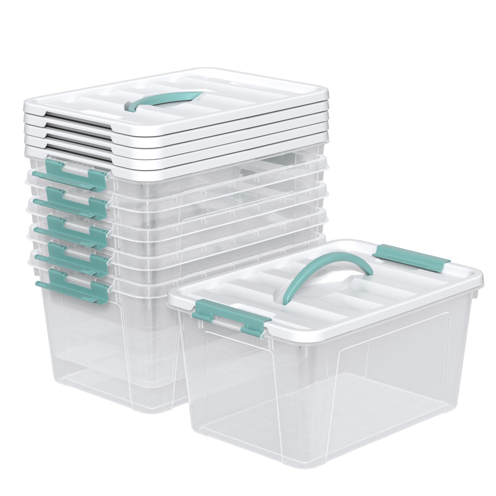 14 Qt Storage Bin with Lid (6 Count)