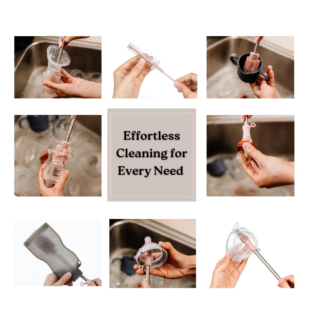 Food Grade Silicone Cleaning Brush Kit 3
