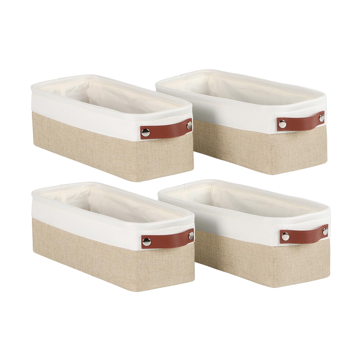 Small Fabric Storage Bins (4 Count)