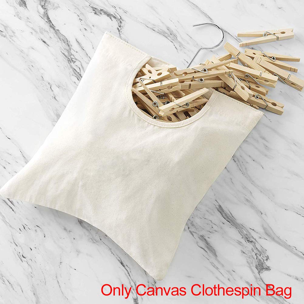Canvas Clothespin Bag