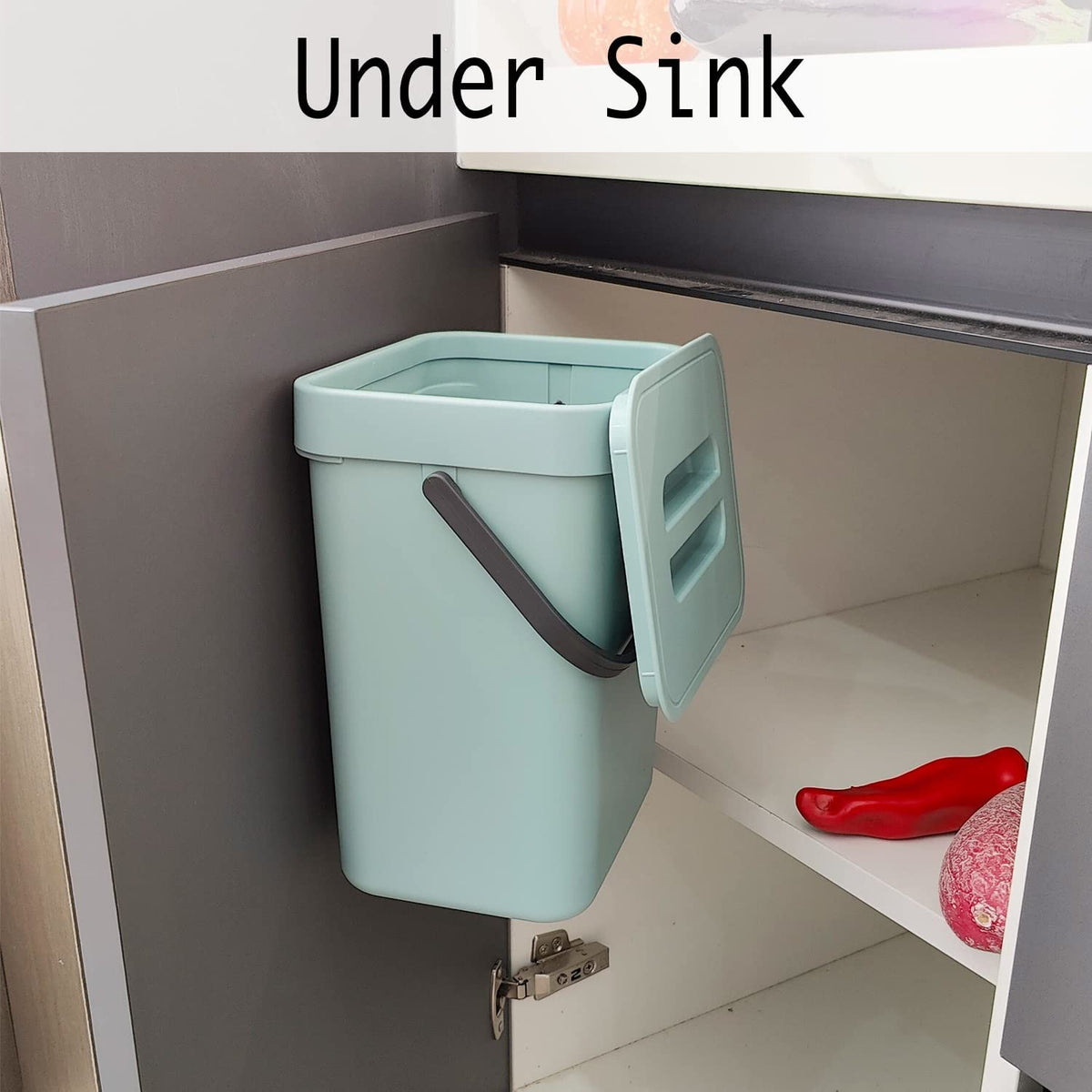 Small Trash Can with Lid