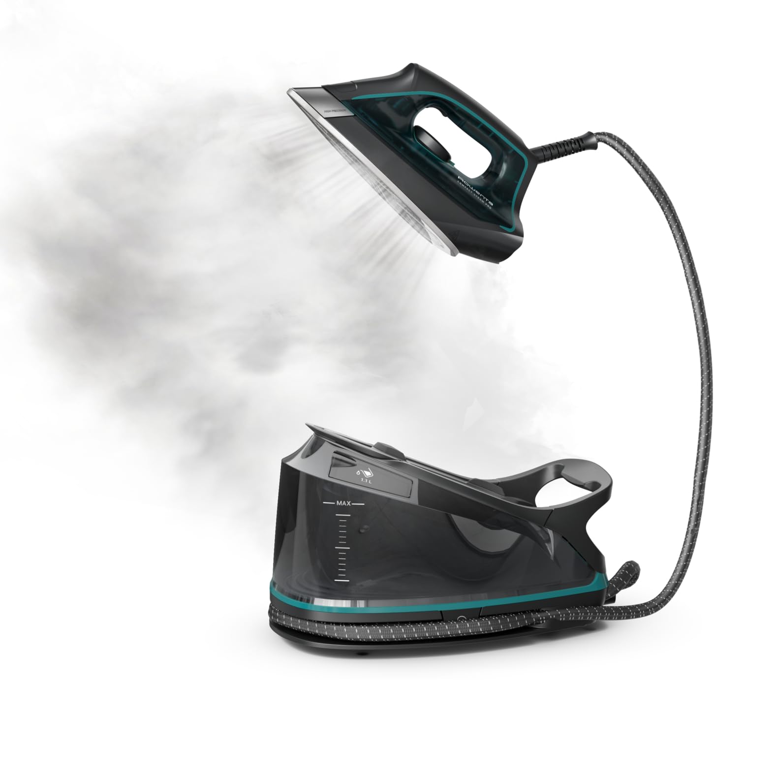 Steam Station Iron for Clothes 1.1L Tank Compact