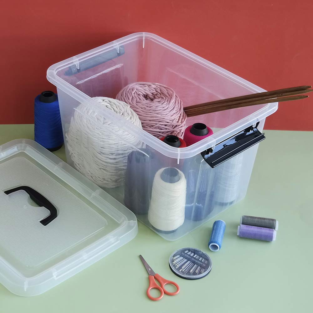 10 L Clear Plastic Latching Box