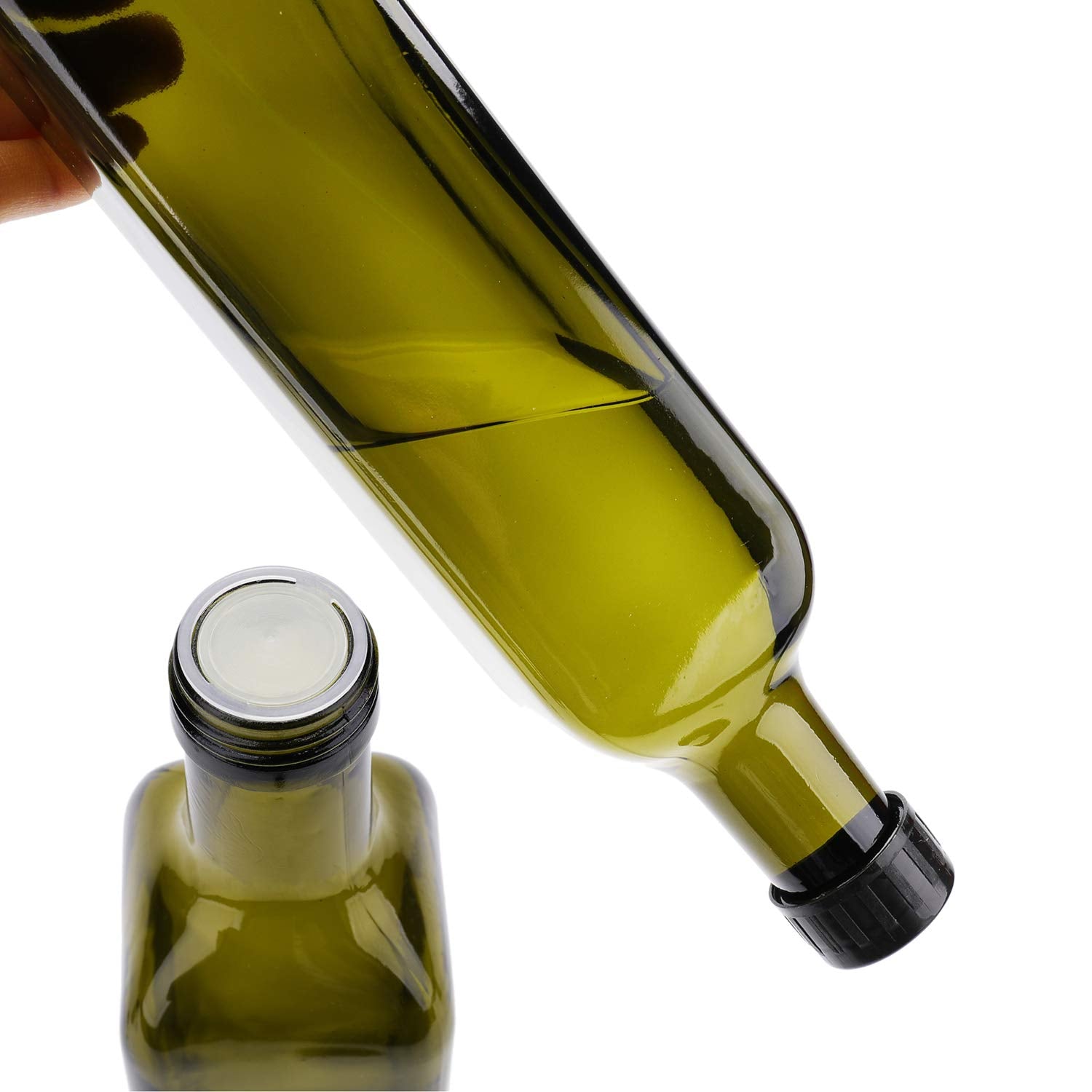 6 Pack 8 oz Glass Olive Oil Dispenser Bottles (6 Count)