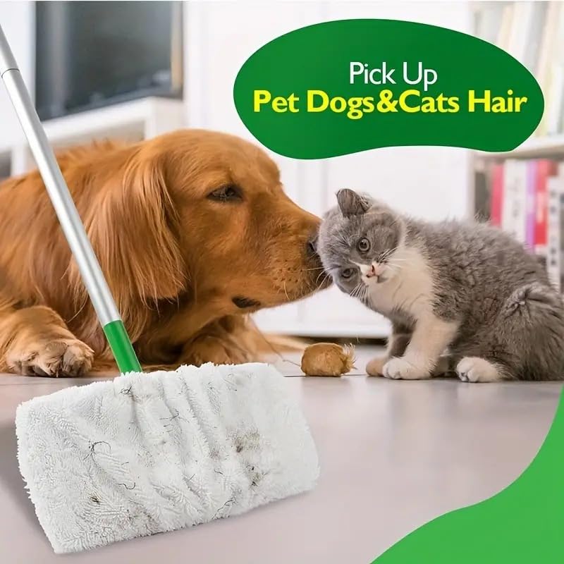 4pcs Reusable Microfiber Mop Pads for Swiffer Sweeper (4 Count)