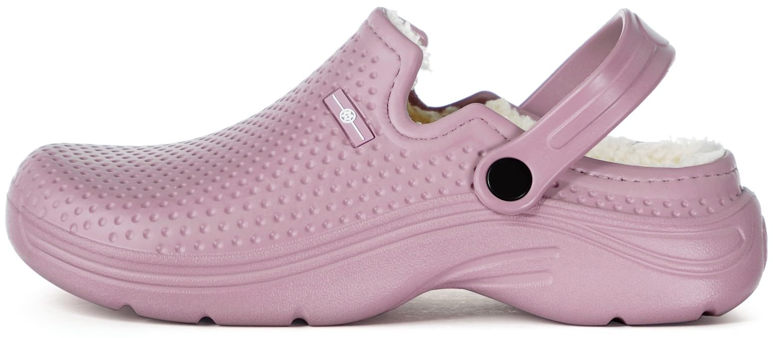 Fur Lined Clogs Womens Mens Waterproof Clog
