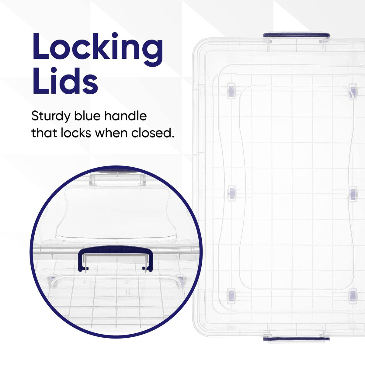 Storage Bins with Lids (2 Count)
