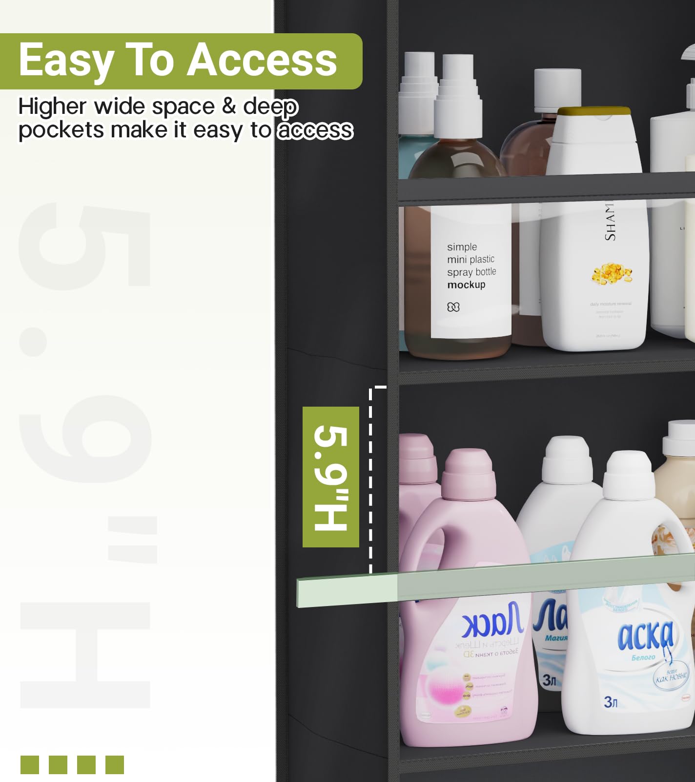 2 Pack Over the Door Organizer (24.99 Count)
