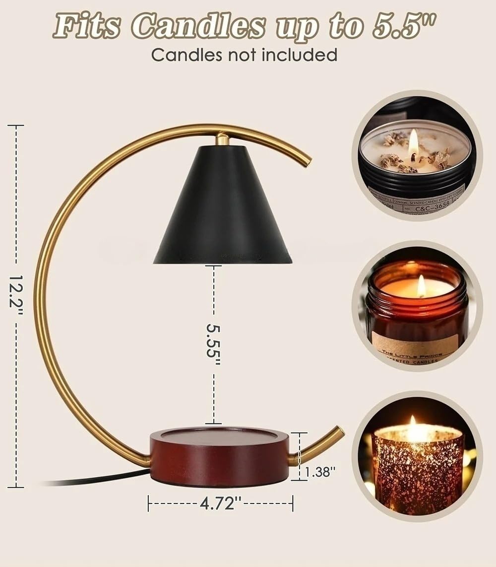 Candle Warmer Lamp with Timer and Dimmer