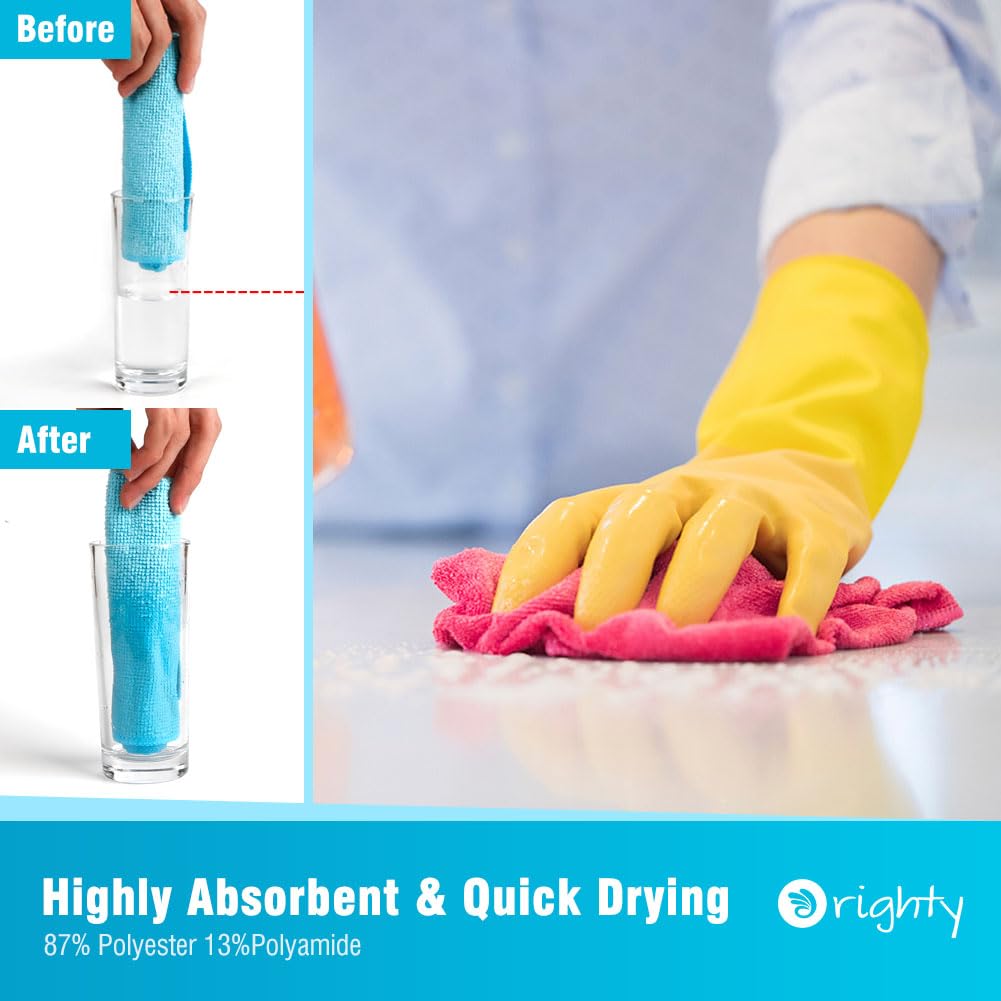 Microfiber Cleaning Cloth Bulk (150 Count)