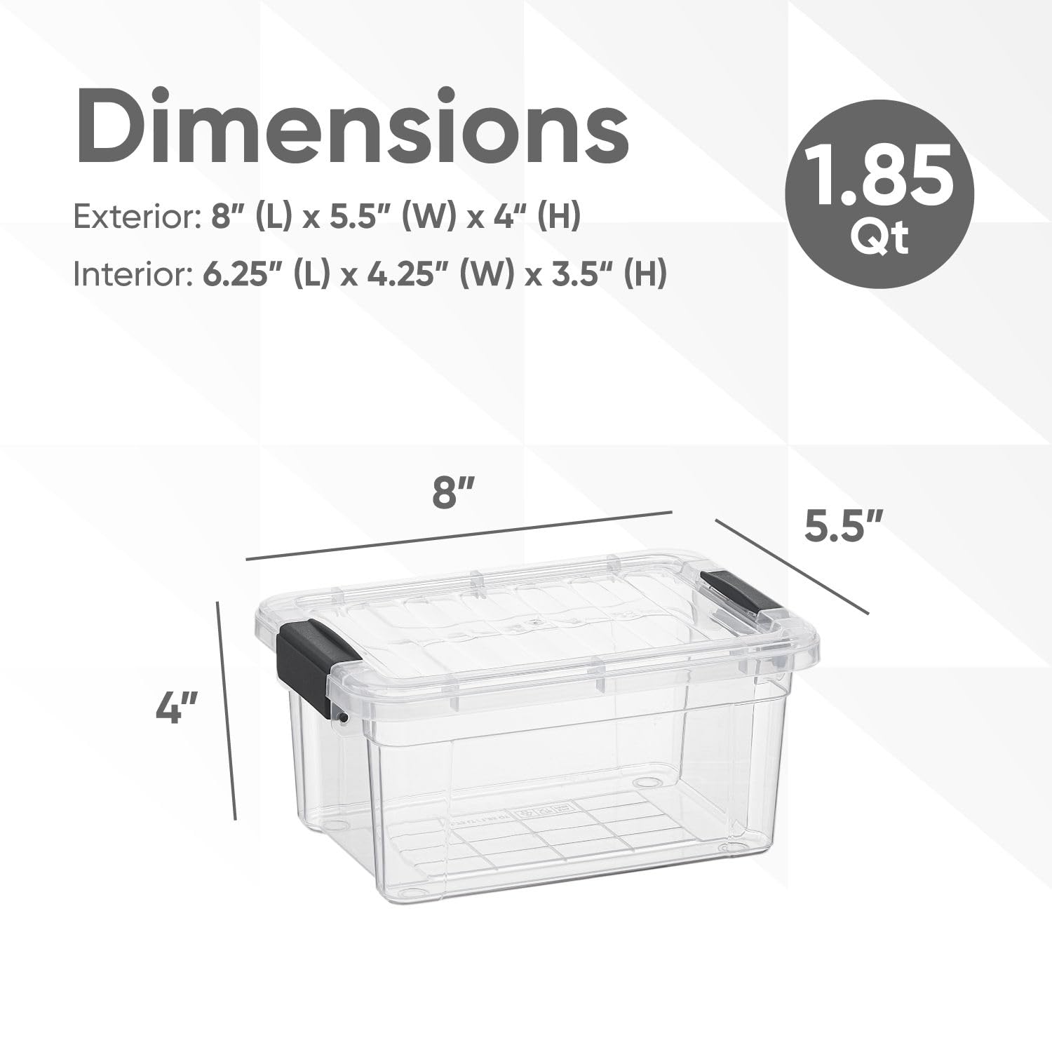 Storage Bins with Lids