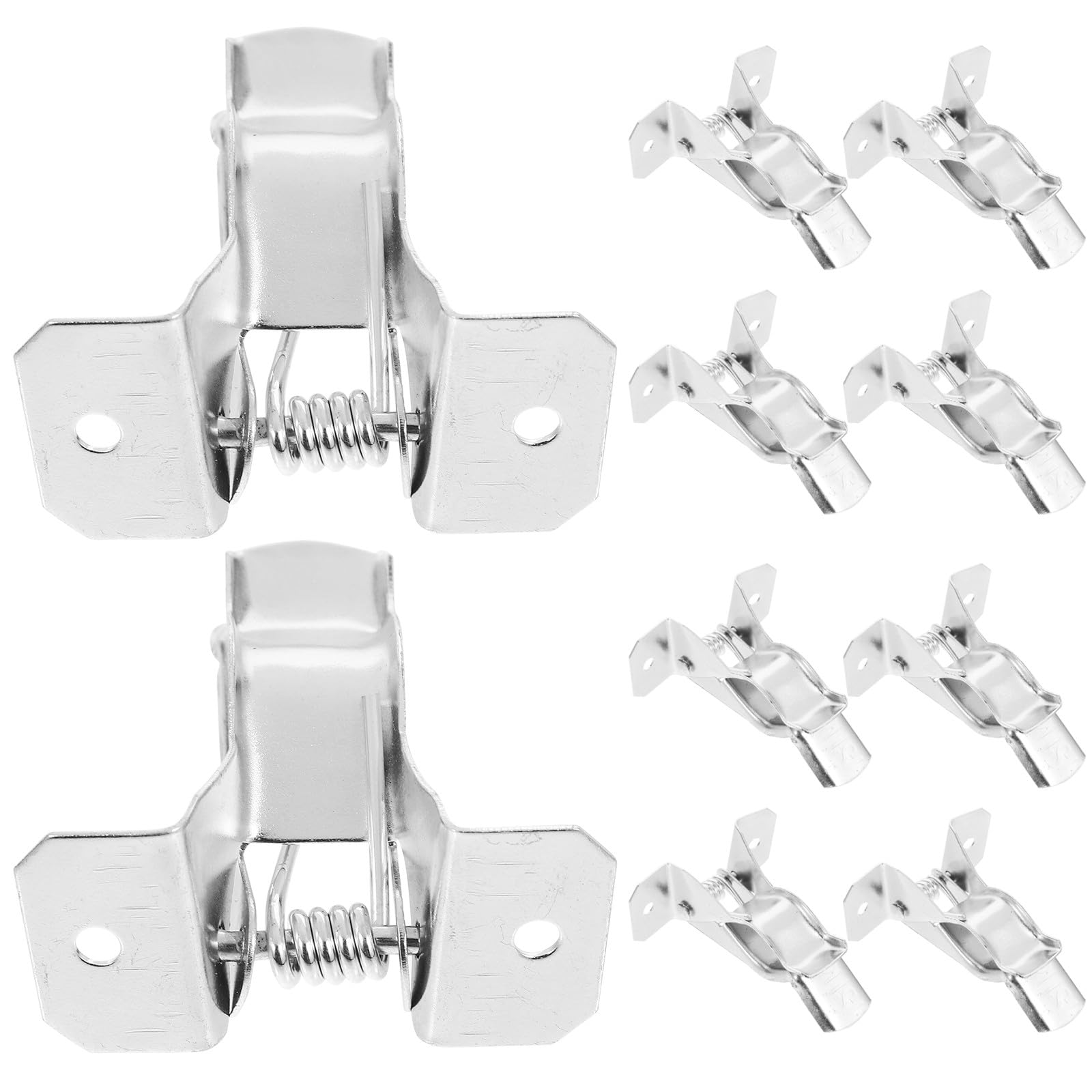 10pcs Metal Broom and Mop Holder Set Wall Mount Heavy Duty Tool Clips for Laundry Room and Garage Organization
