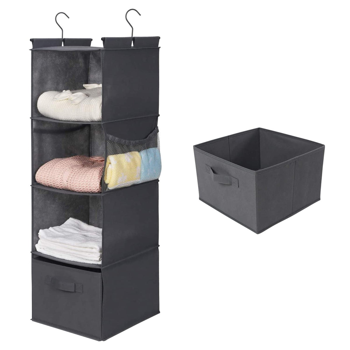 4 Shelf Hanging Closet Organizer