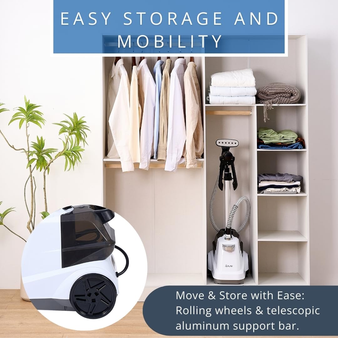 Commercial Grade Standing Garment Steamer for Clothes with Auto