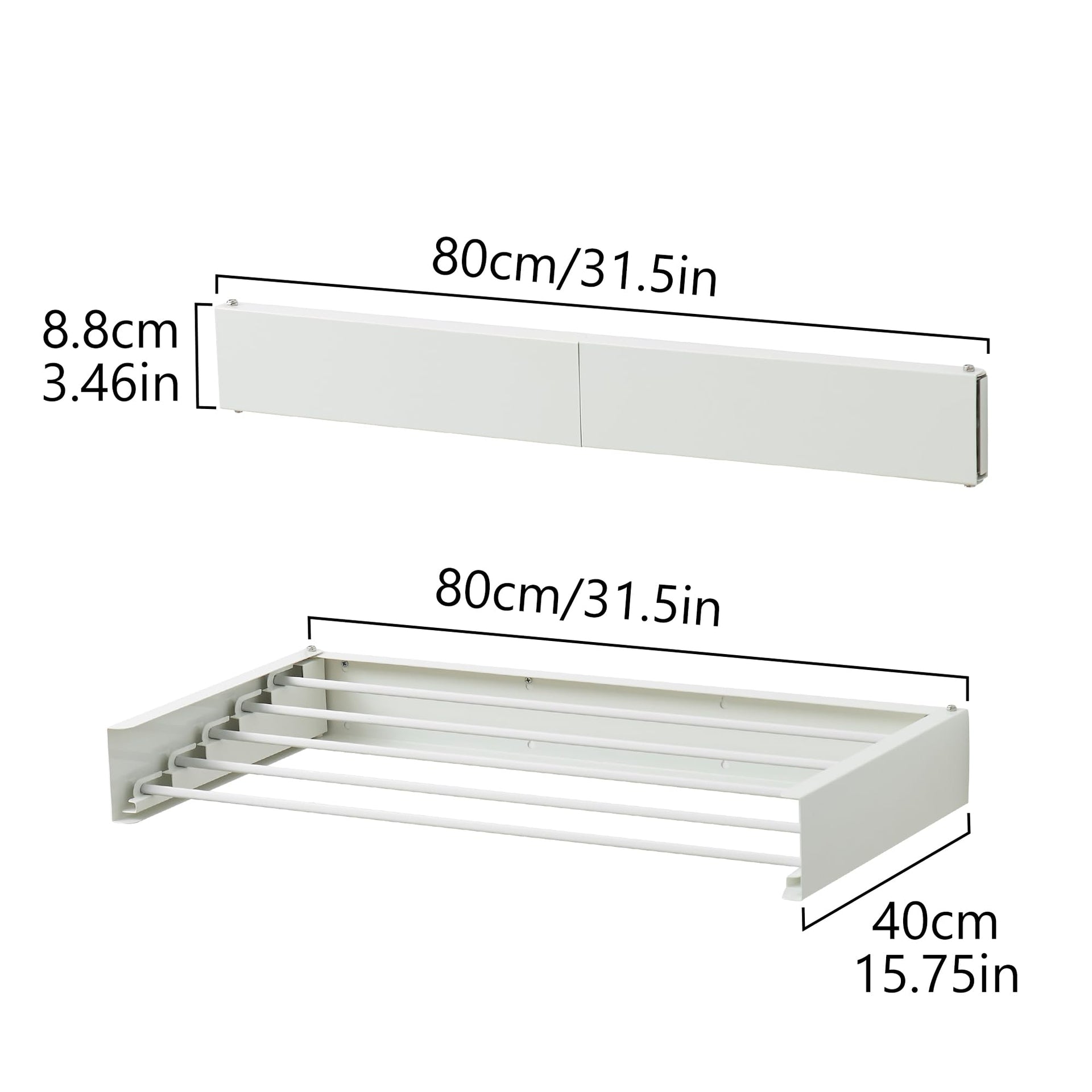 Wall Mounted Clothes Drying Rack