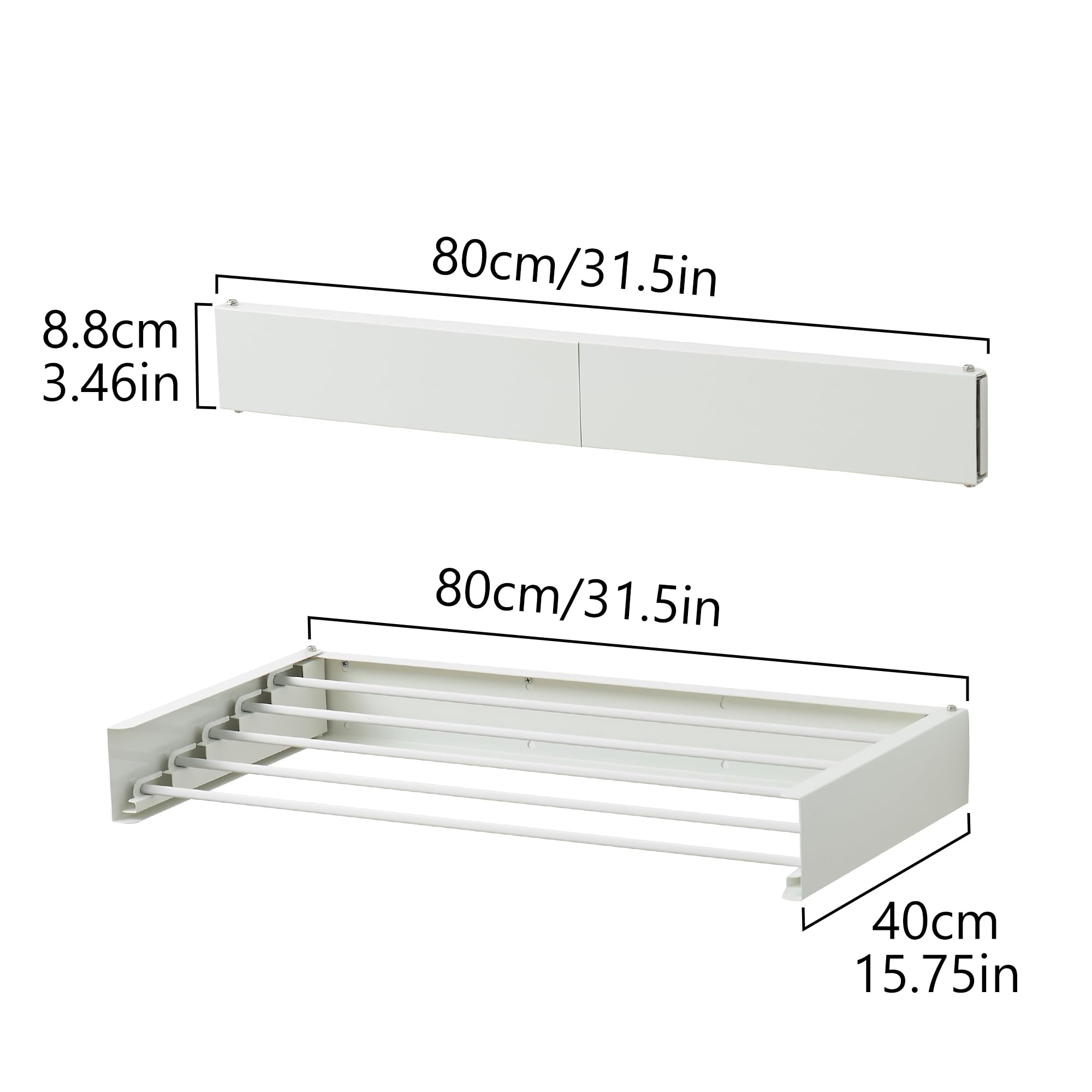 Wall Mounted Clothes Drying Rack