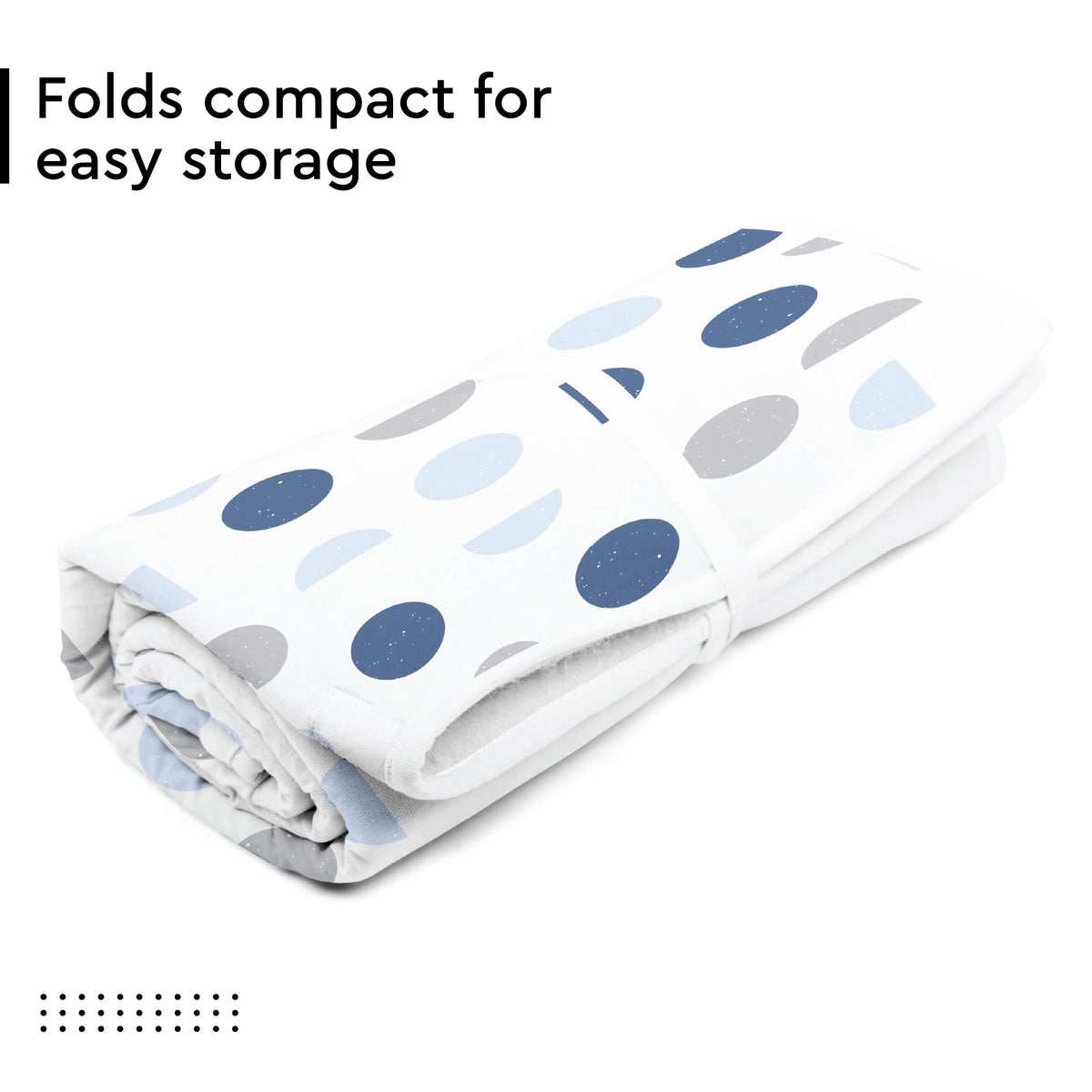 Ironing Mat Heat Resistant Pad 48"x28" Blue Moon
