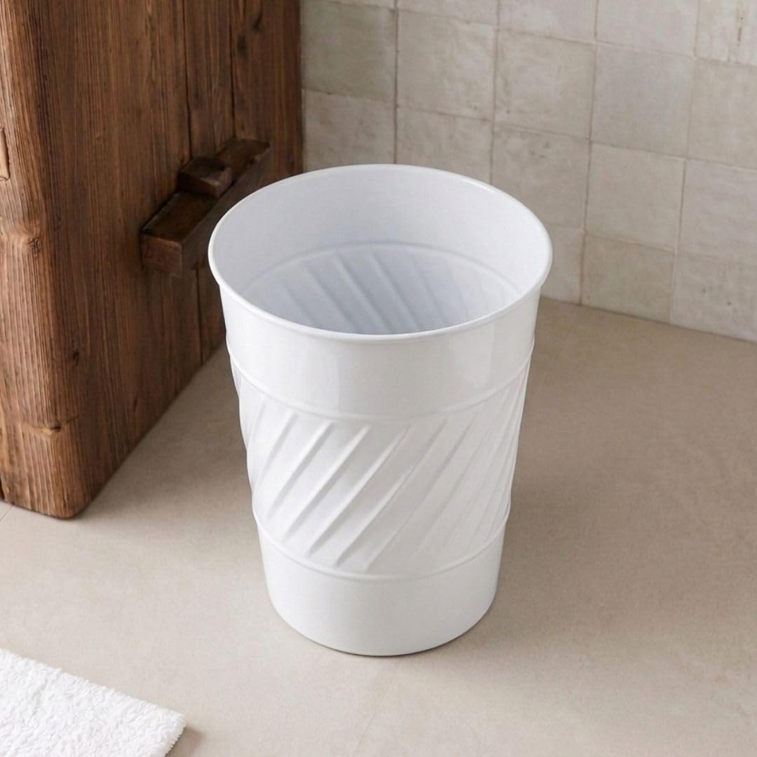 Metal Bathroom Trash Can