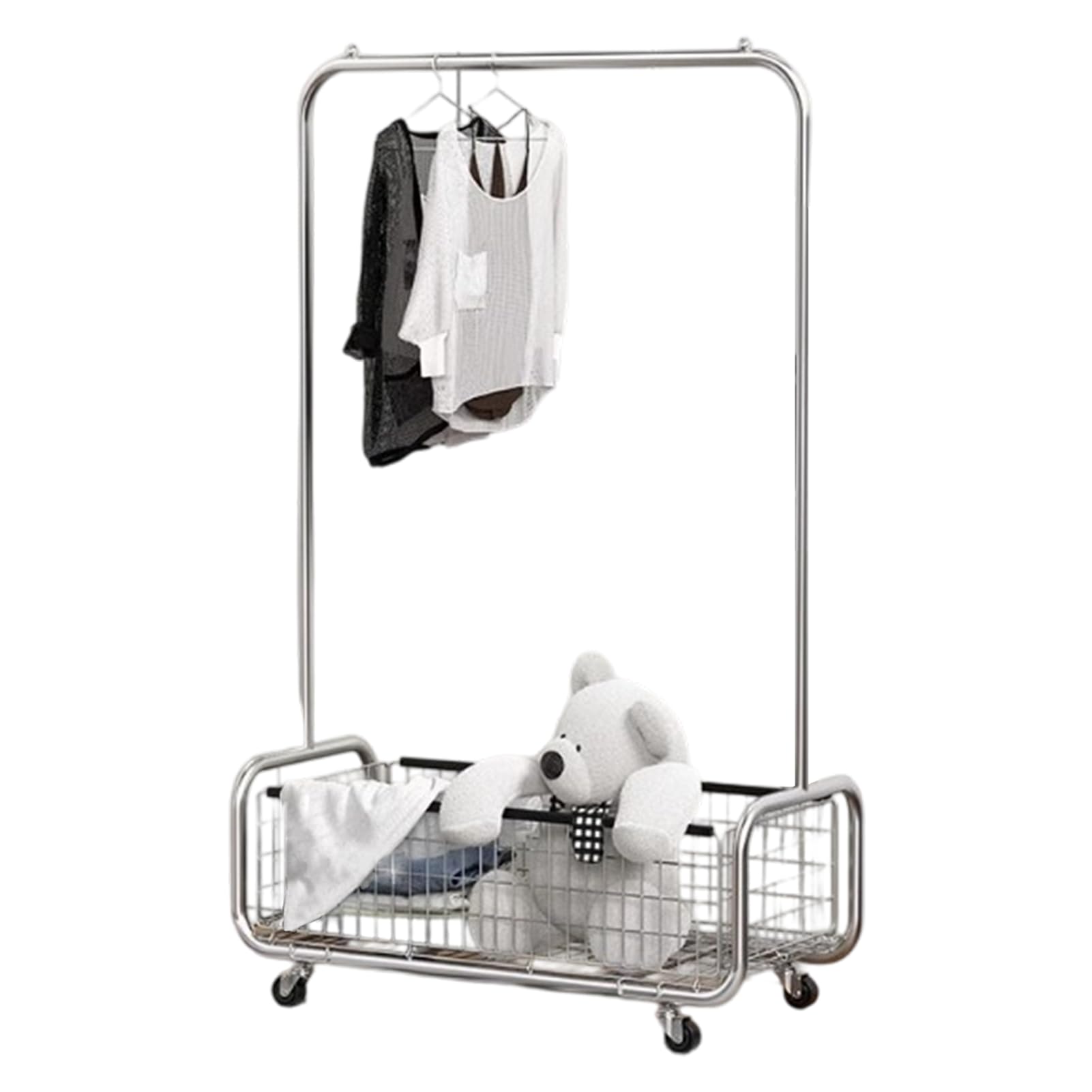 Garment Rack With Storage Baskets (3.33 Count)
